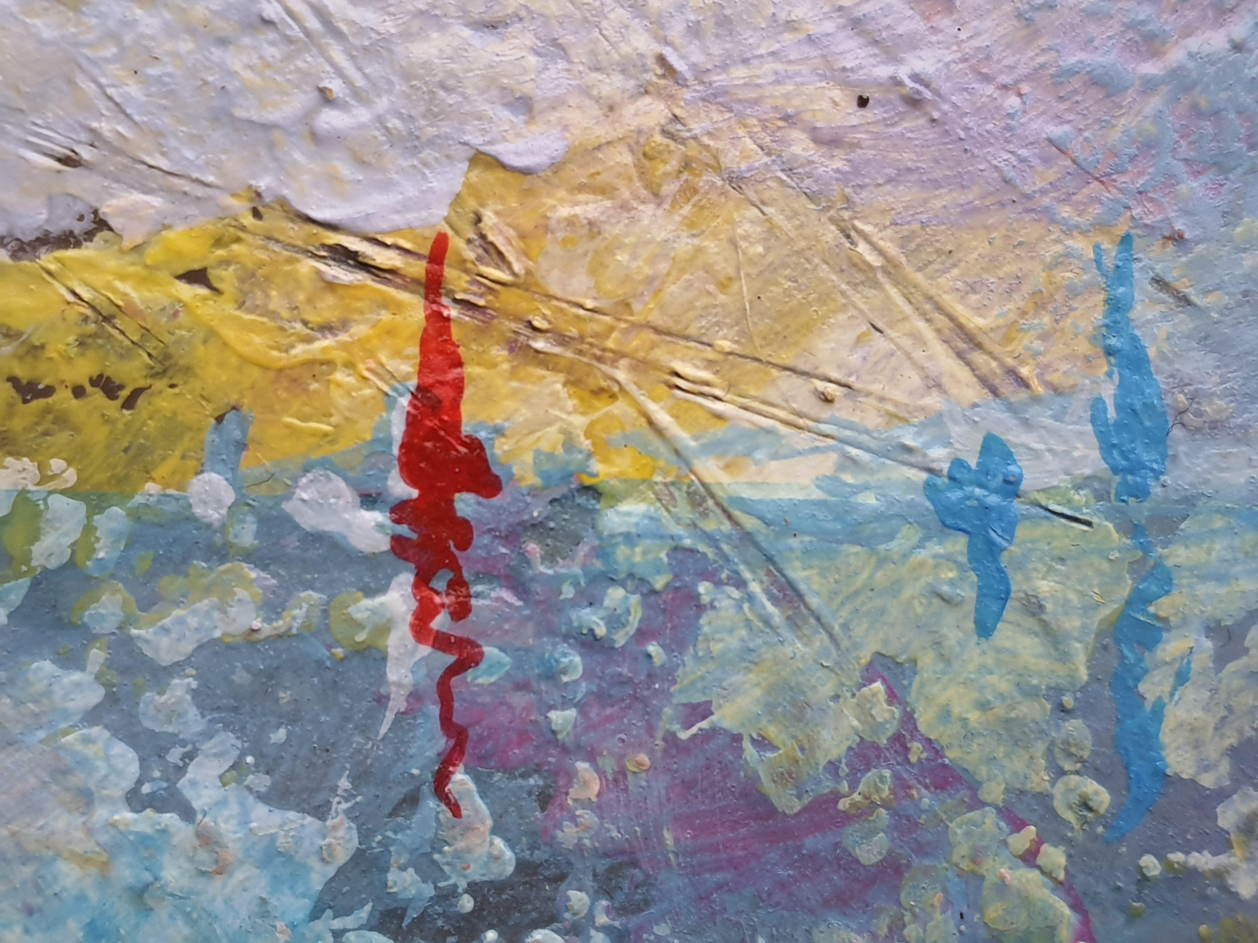 Meer. Miniatur-Originalgemälde (Impressionismus), Painting, von RAKHMET REDZHEPOV (RAMZI)