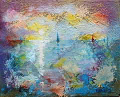 Sea. miniature original painting