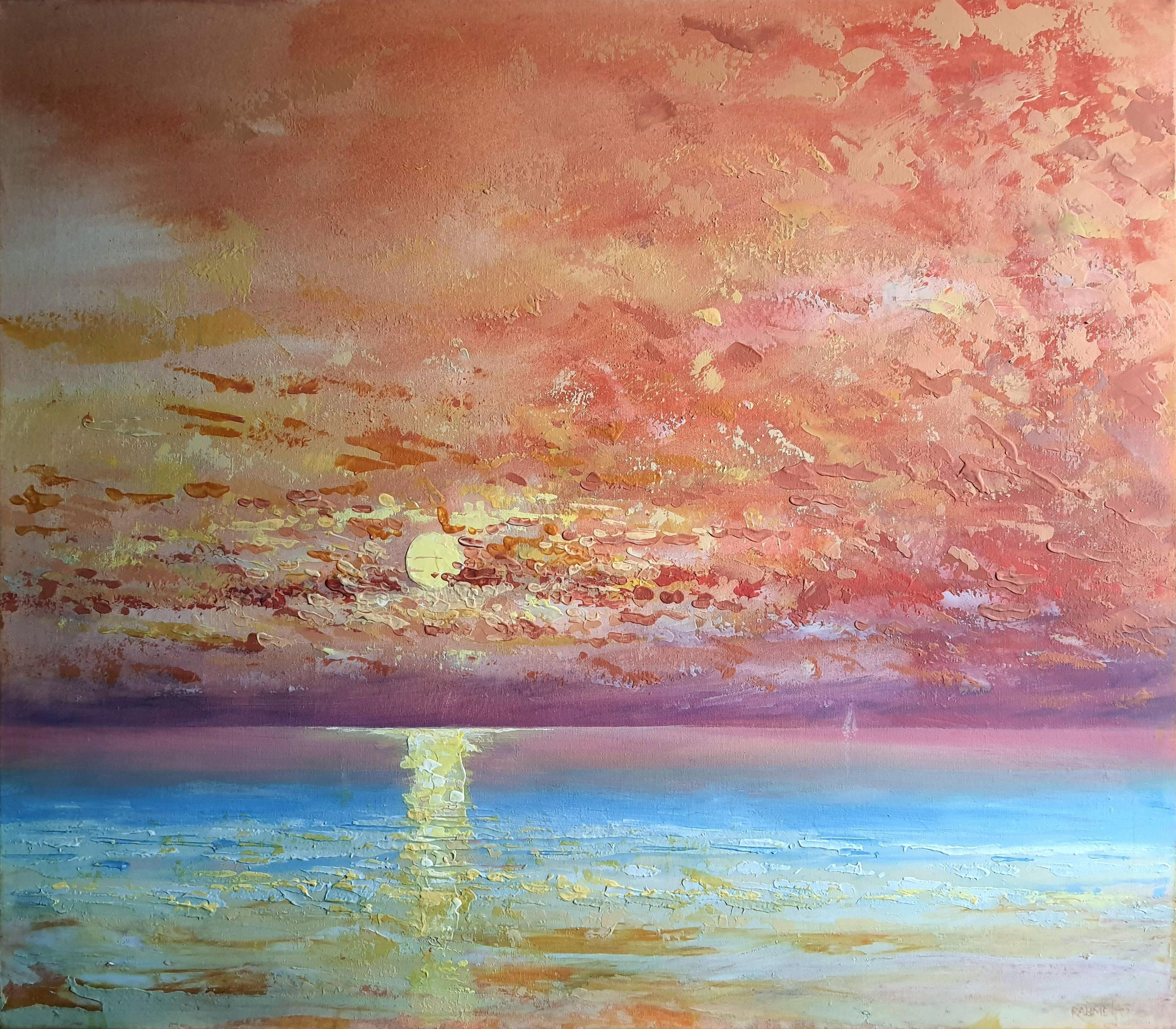 RAKHMET REDZHEPOV (RAMZI) Landscape Painting - Sea of Serenity