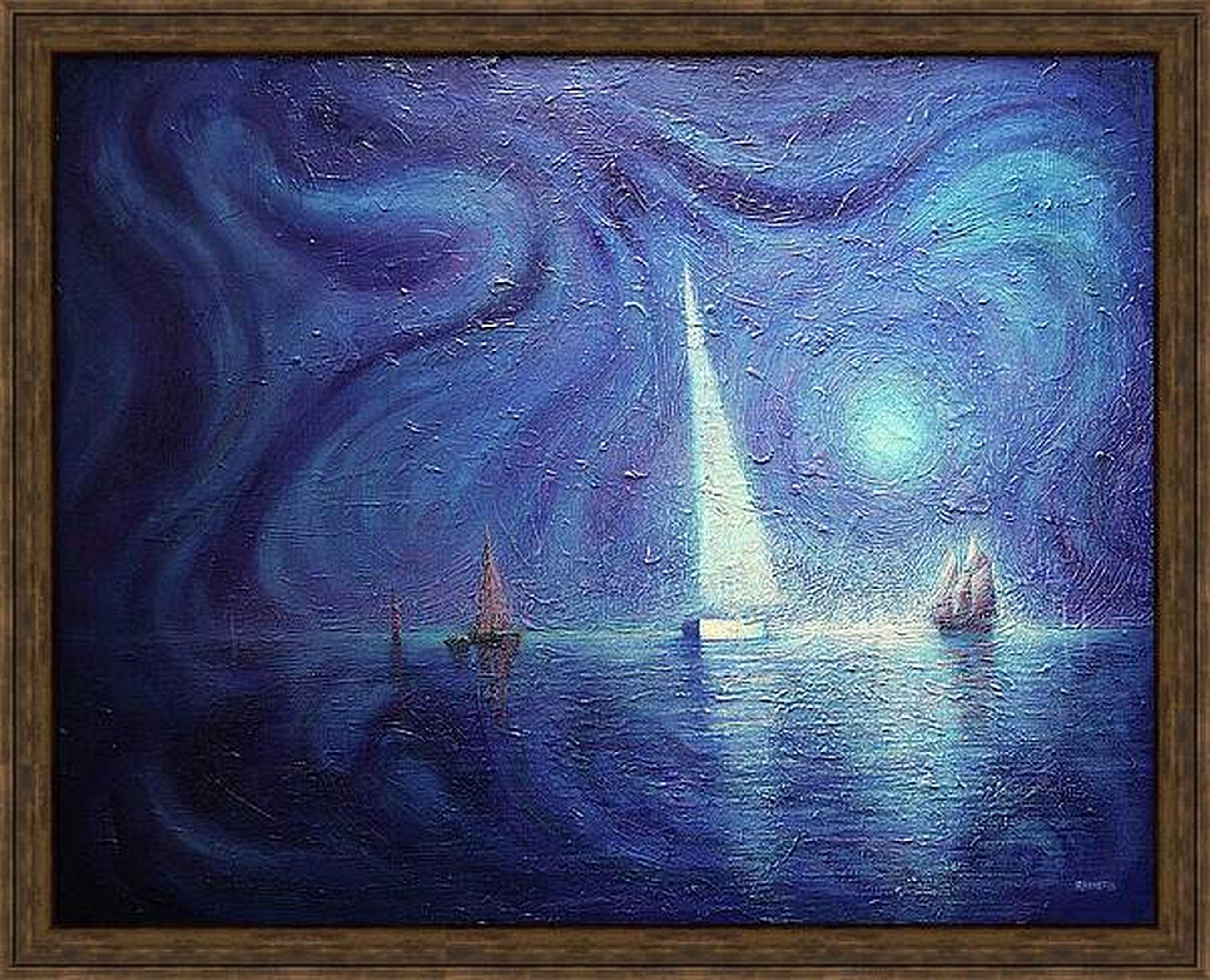 Meer-Glanz – Painting von RAKHMET REDZHEPOV (RAMZI)