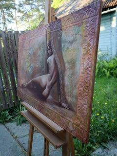 Secrets of Babylon: (Oriental Nudes Series) canvas, oil, acrylic 60x90cm.