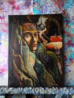 Self-Portrait 1990. Originalgemälde