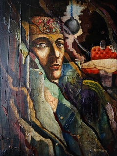 Self-Portrait 1990. original painting