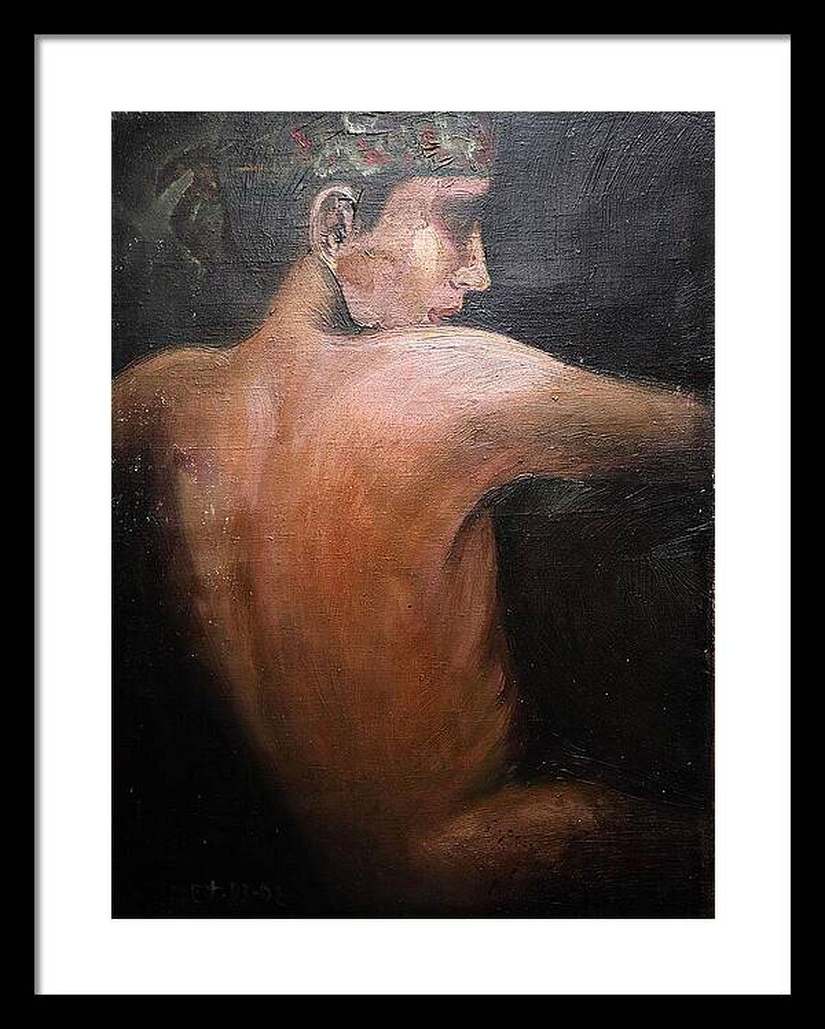 Self-Portrait 1991. Originalgemälde im Angebot 5