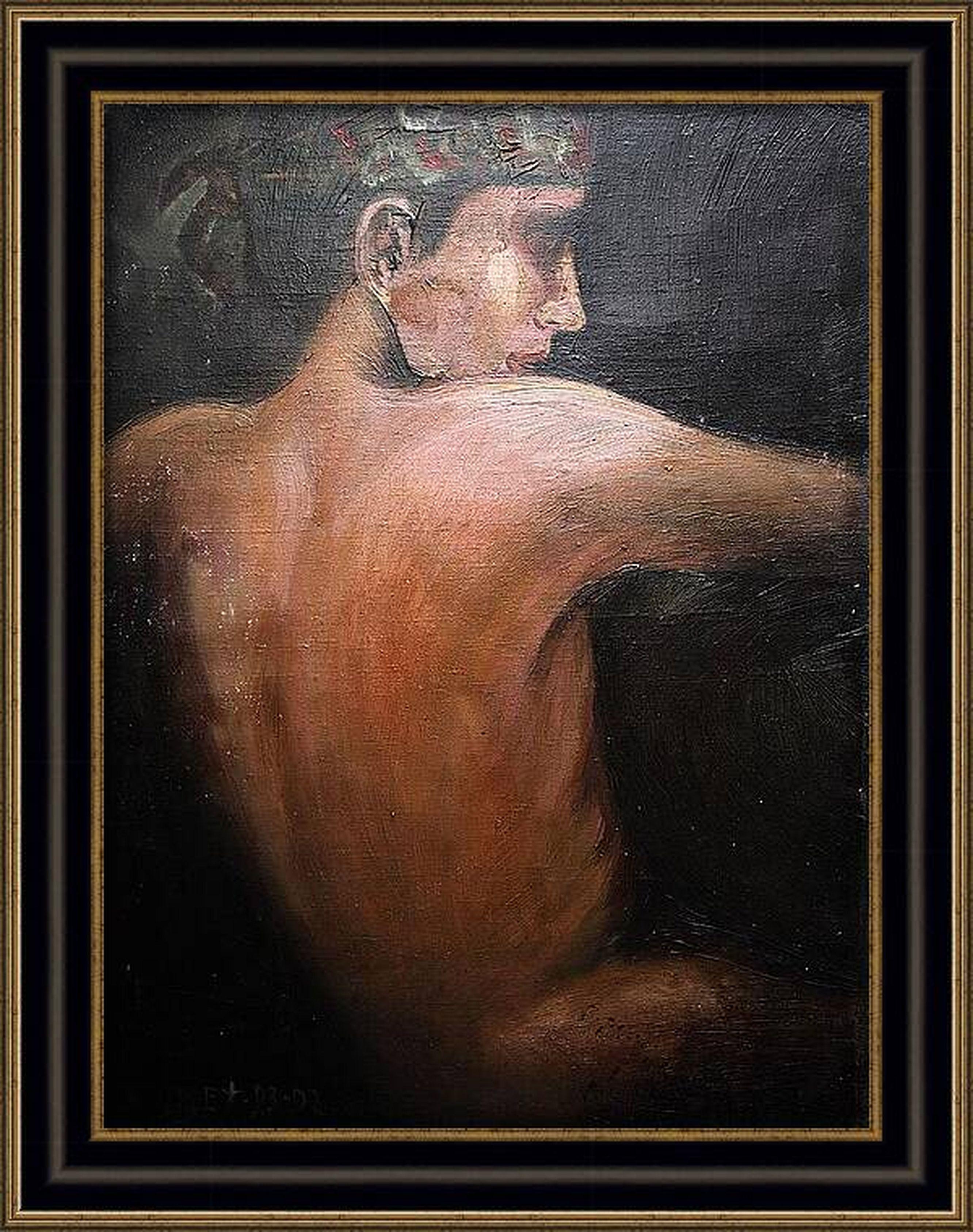 Self-Portrait 1991. Originalgemälde im Angebot 4
