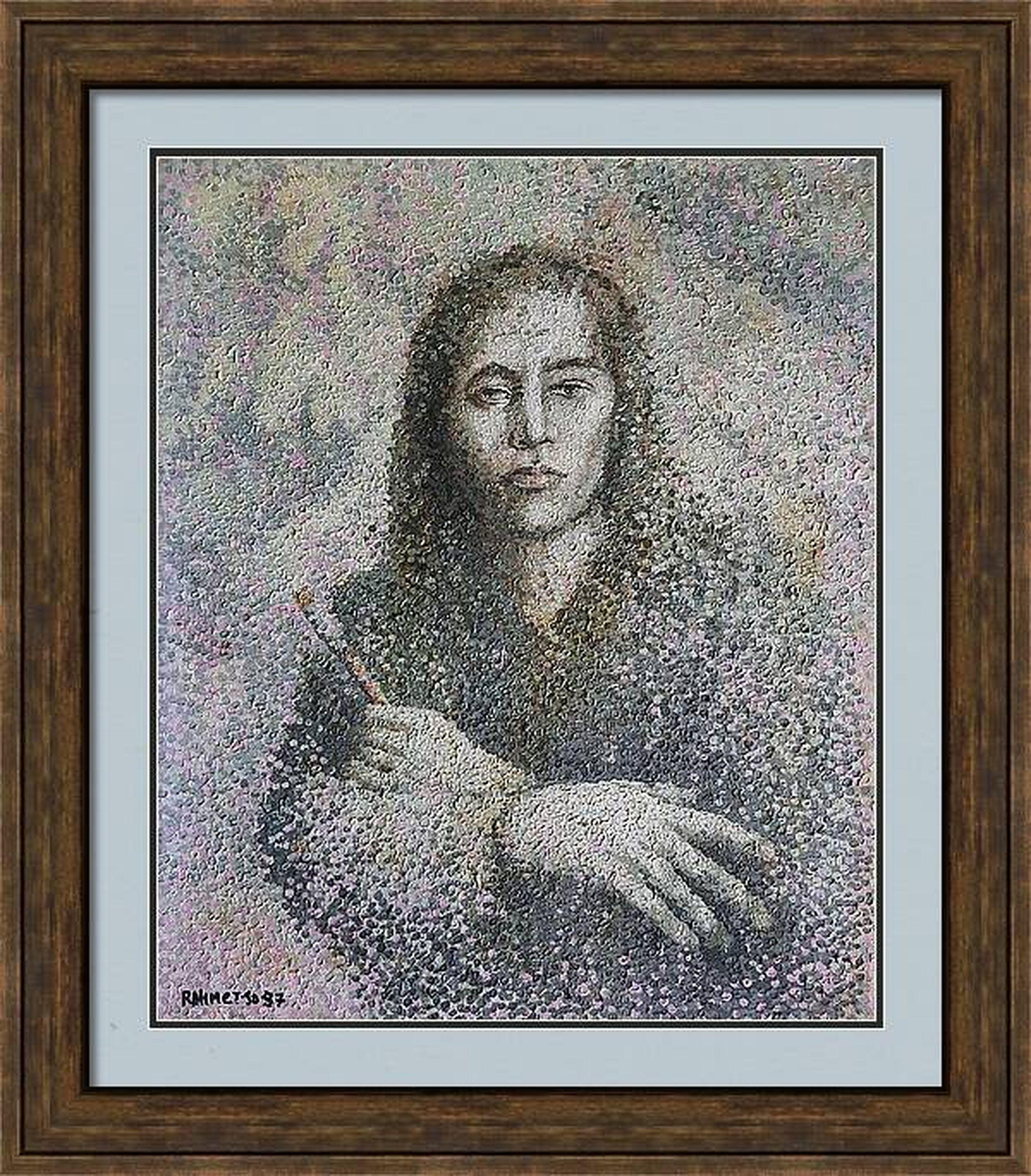 Self-Portrait. original painting For Sale 9