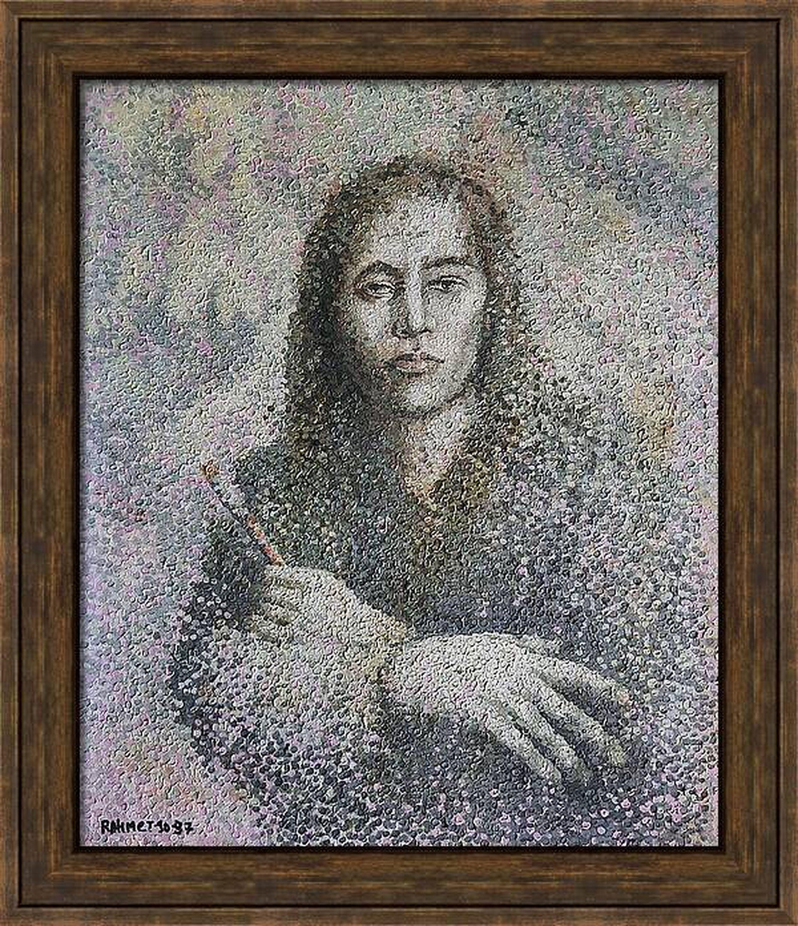 Self-Portrait. original painting For Sale 10