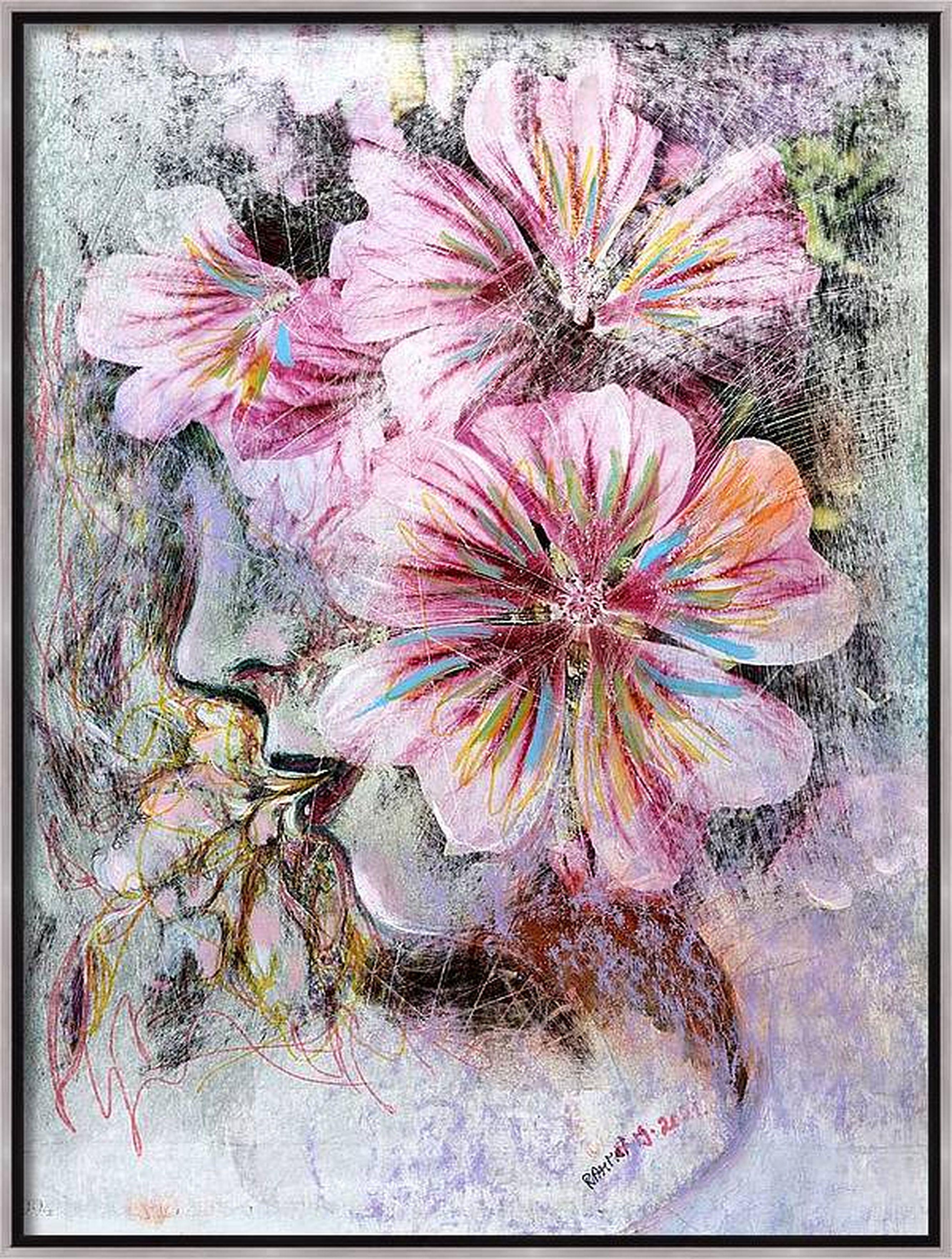 Sexy (Grau), Abstract Painting, von RAKHMET REDZHEPOV (RAMZI)