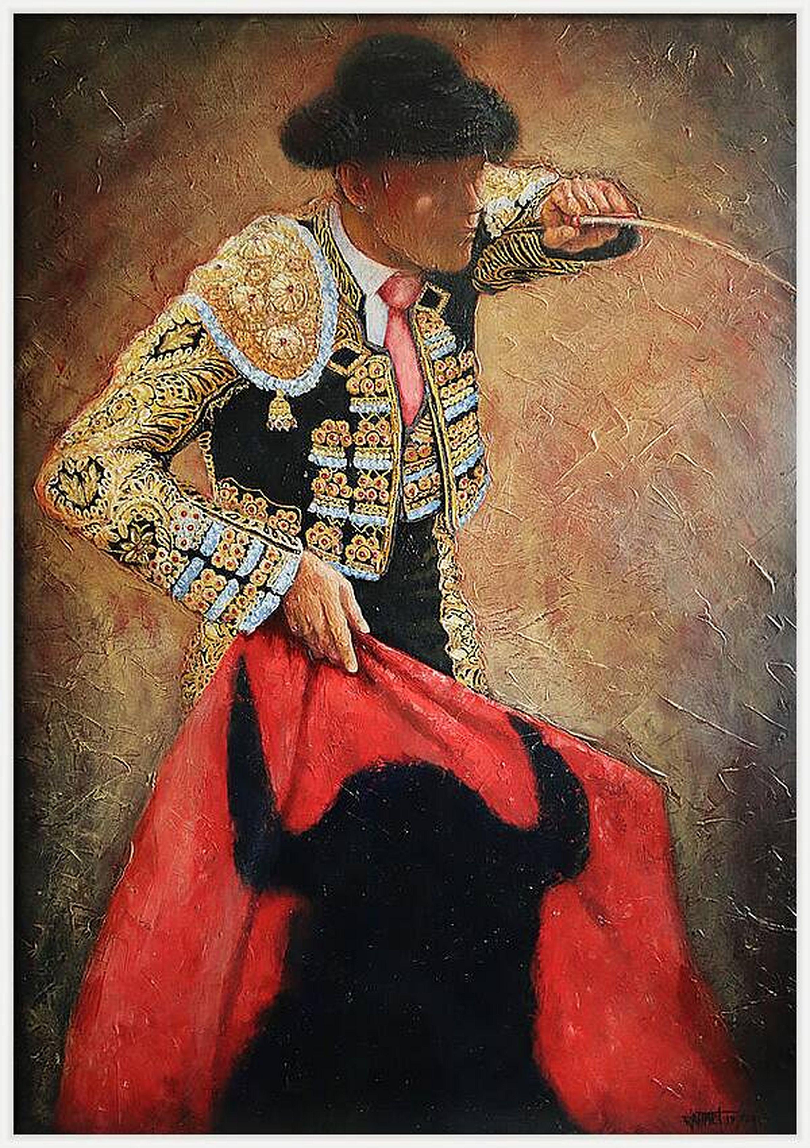 The Shadow of the Inevitable ! - Marron Interior Painting par RAKHMET REDZHEPOV (RAMZI)