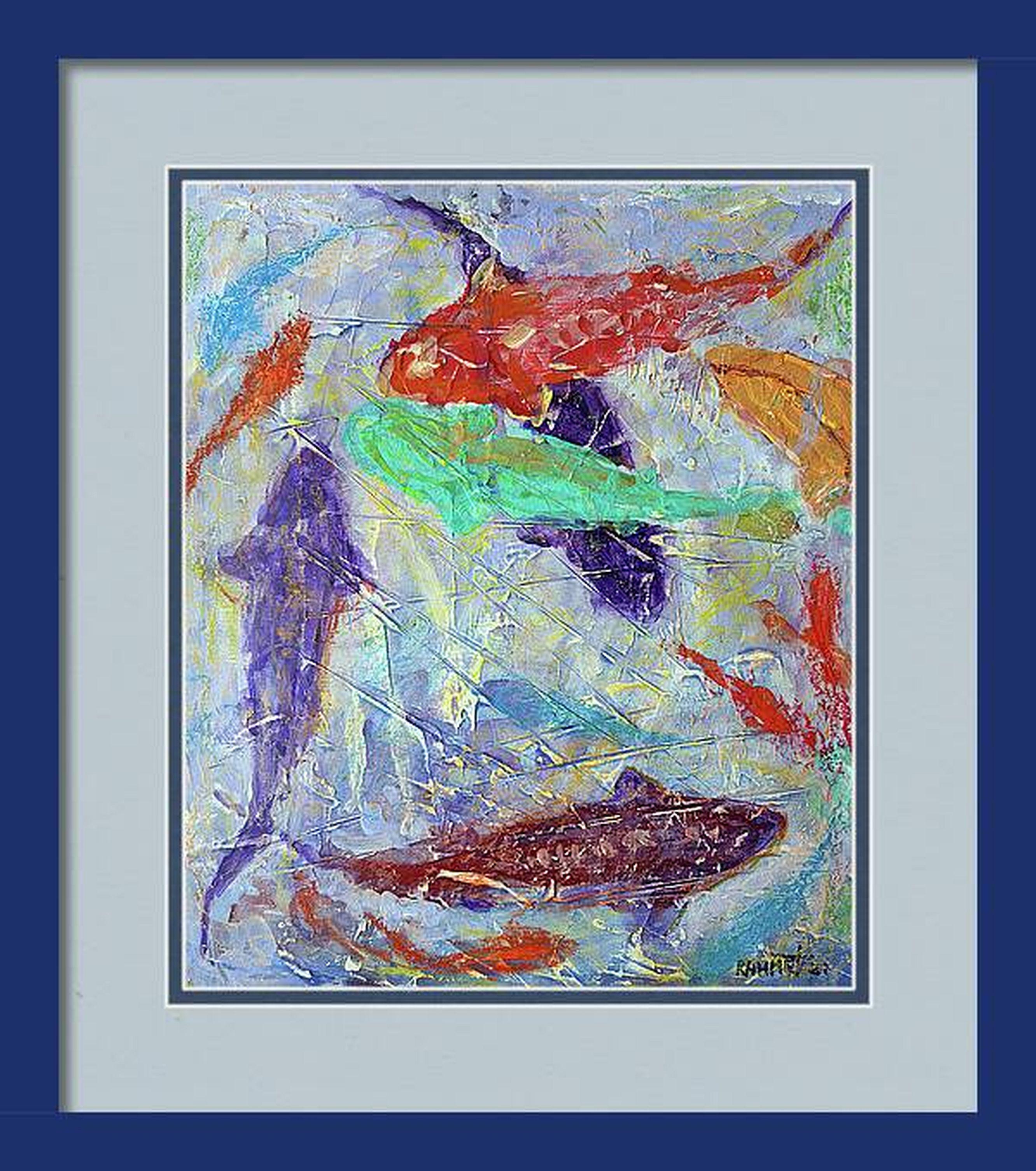 SHARKS. Originalgemälde im Angebot 10