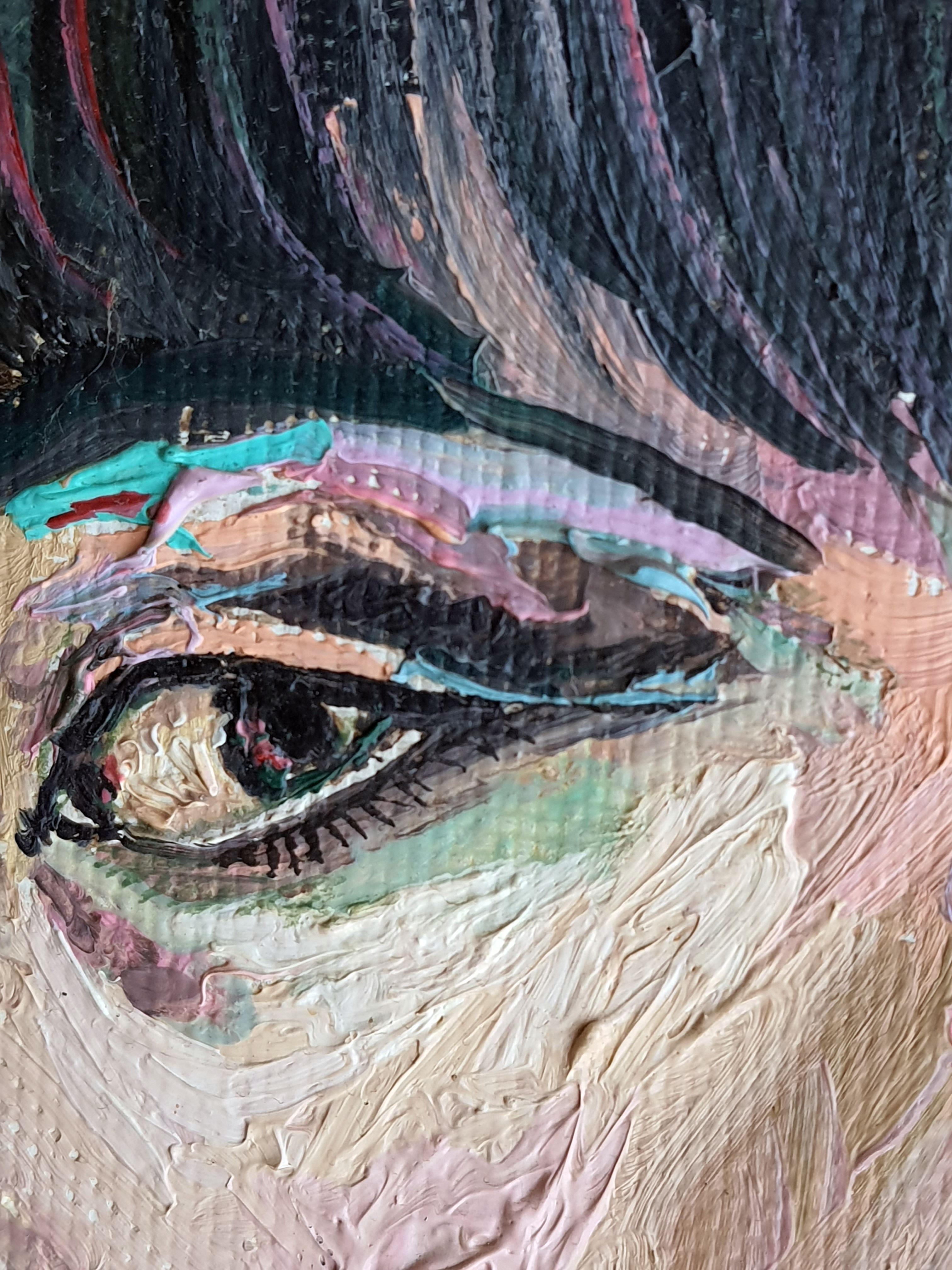 SISTER. dipinto originale - Painting Impressionismo astratto di RAKHMET REDZHEPOV (RAMZI)