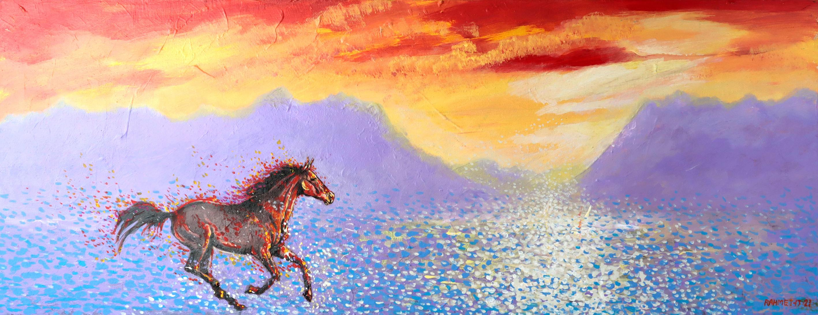 Space and Wind. original painting 5