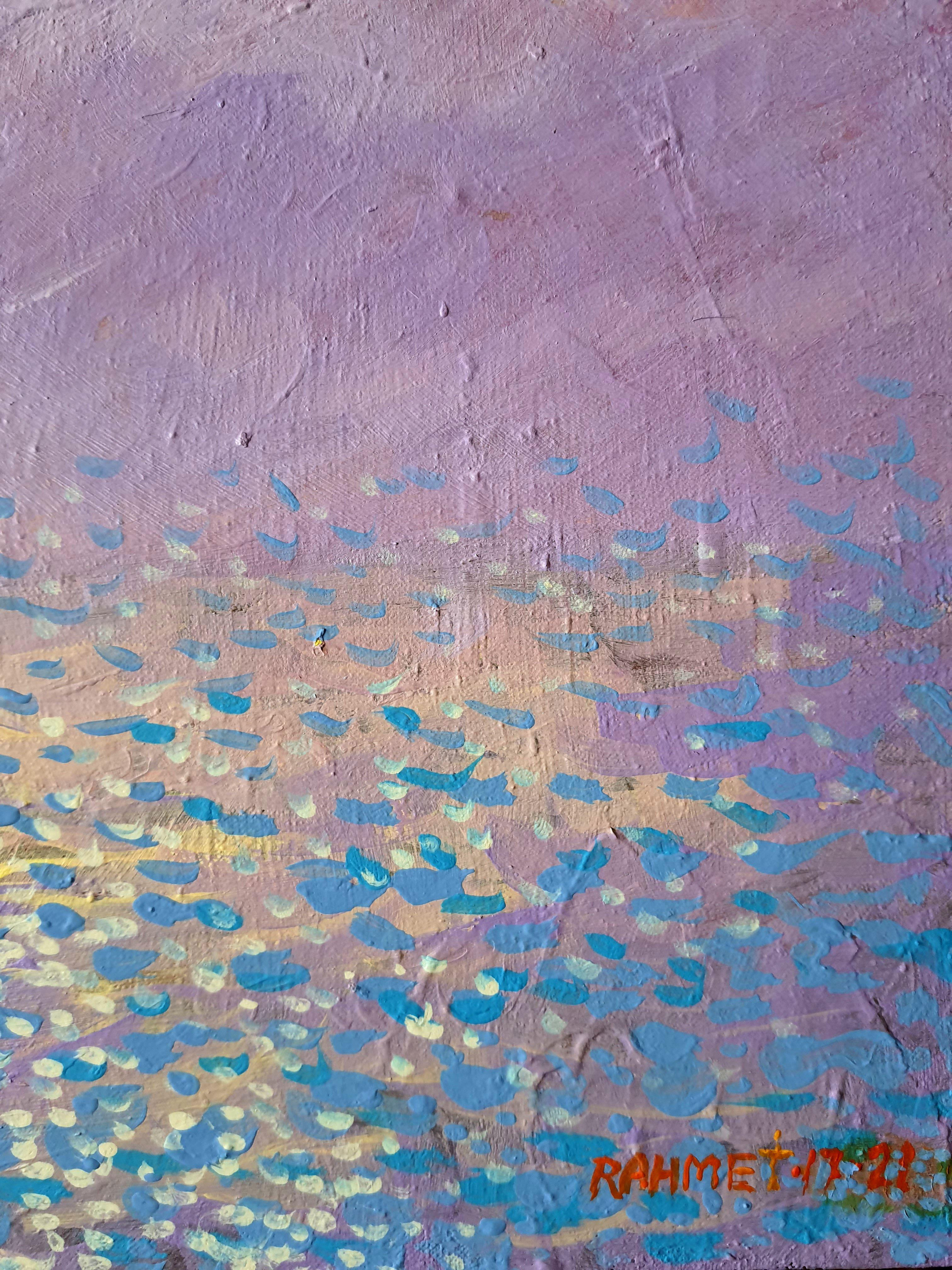 In this vivid tapestry of colors, I've harnessed the visceral power of acrylics and the depth of oils to portray the fierce energy of freedom. My impressionistic strokes capture a moment where the wild spirit of the horse meets the untamed beauty of