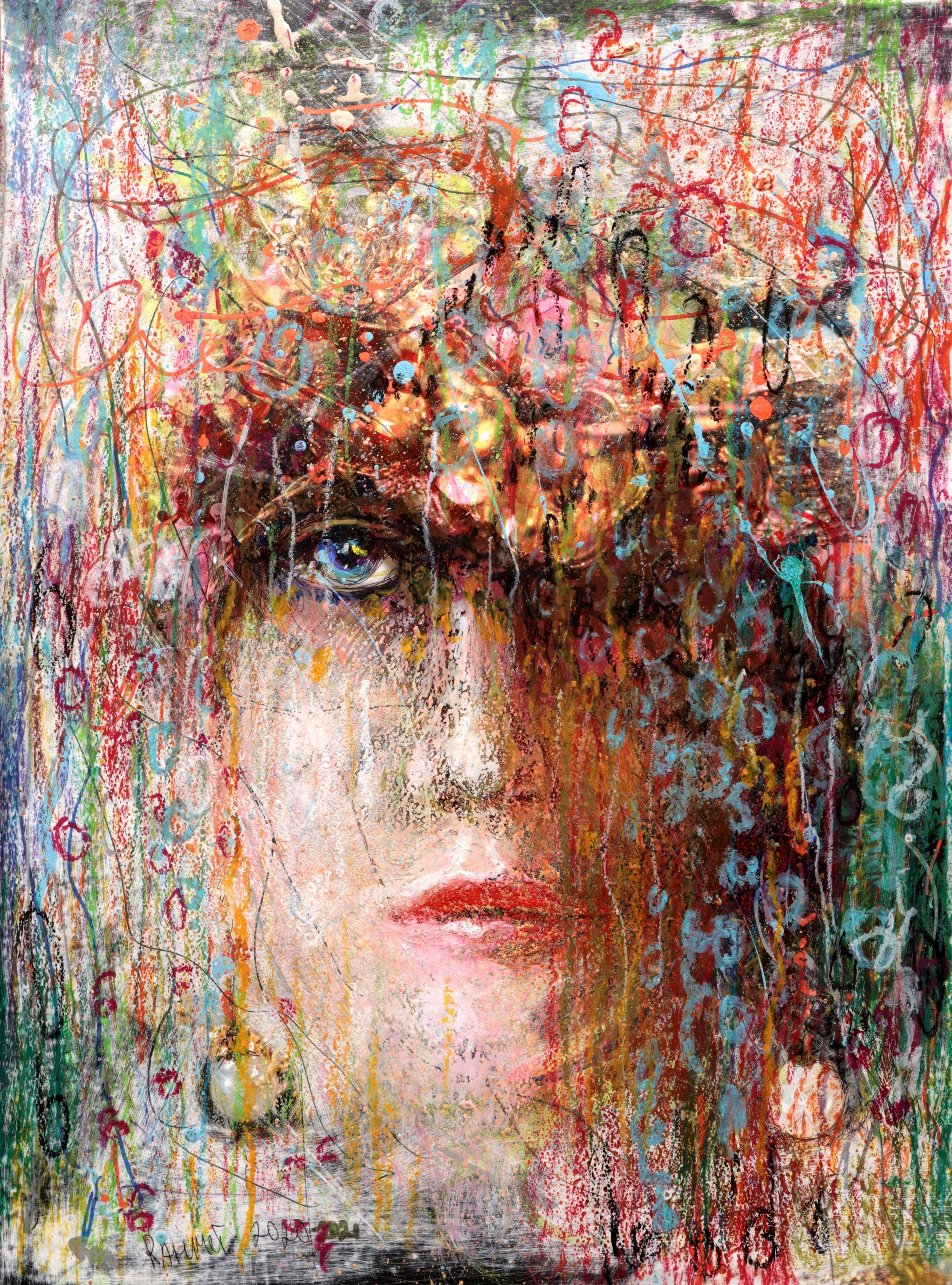 RAKHMET REDZHEPOV (RAMZI) Abstract Painting - Stifling