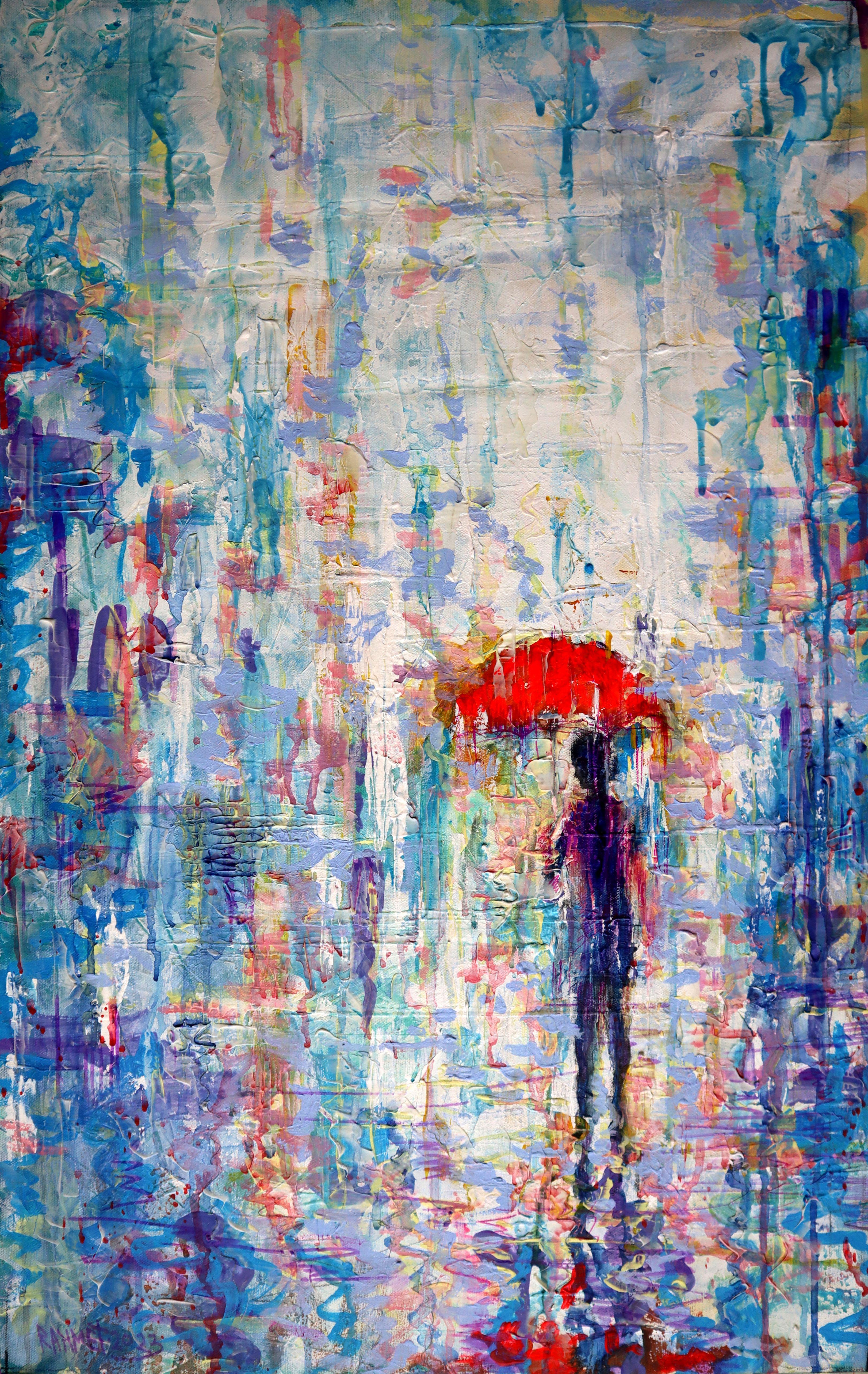 Summer Rain  - Painting by RAKHMET REDZHEPOV (RAMZI)