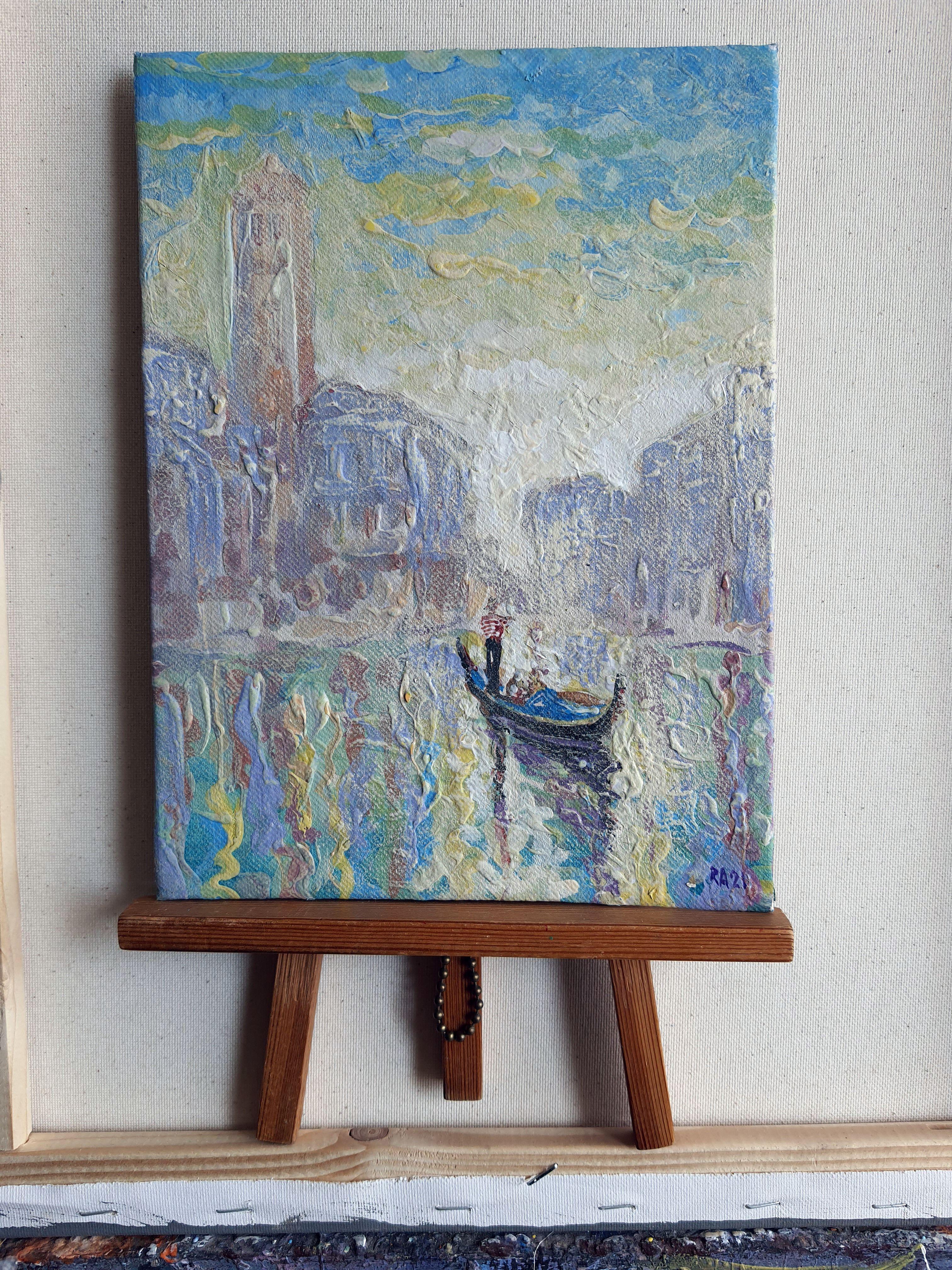 Sonnentag in Venedig – Painting von RAKHMET REDZHEPOV (RAMZI)