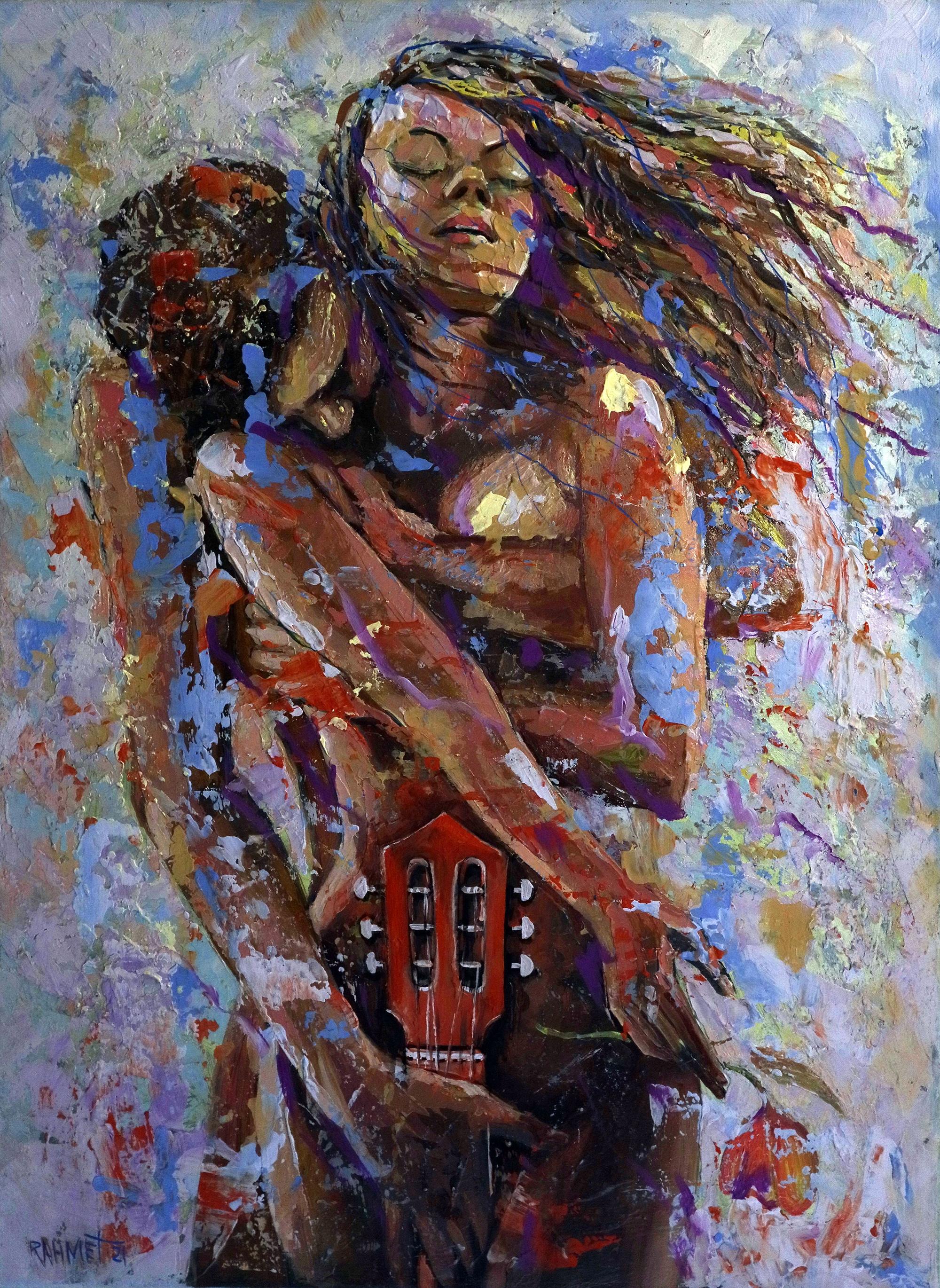RAKHMET REDZHEPOV (RAMZI) Nude Painting - Symbiosis