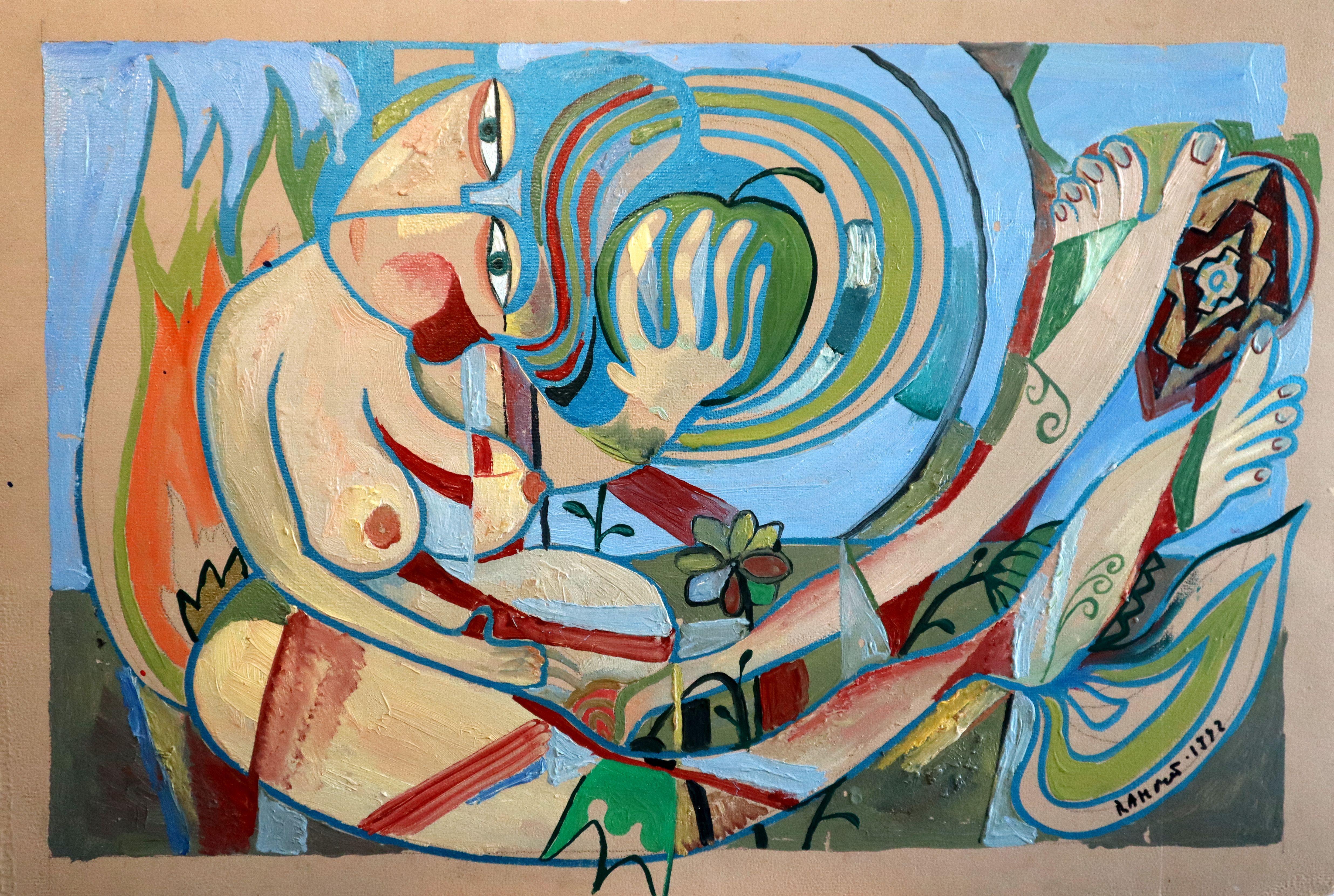 Abstract Painting di RAKHMET REDZHEPOV (RAMZI) - Tentazione