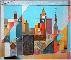 The Heart of Light: abstract art, canvas, oil, acrylic, 100/120cm