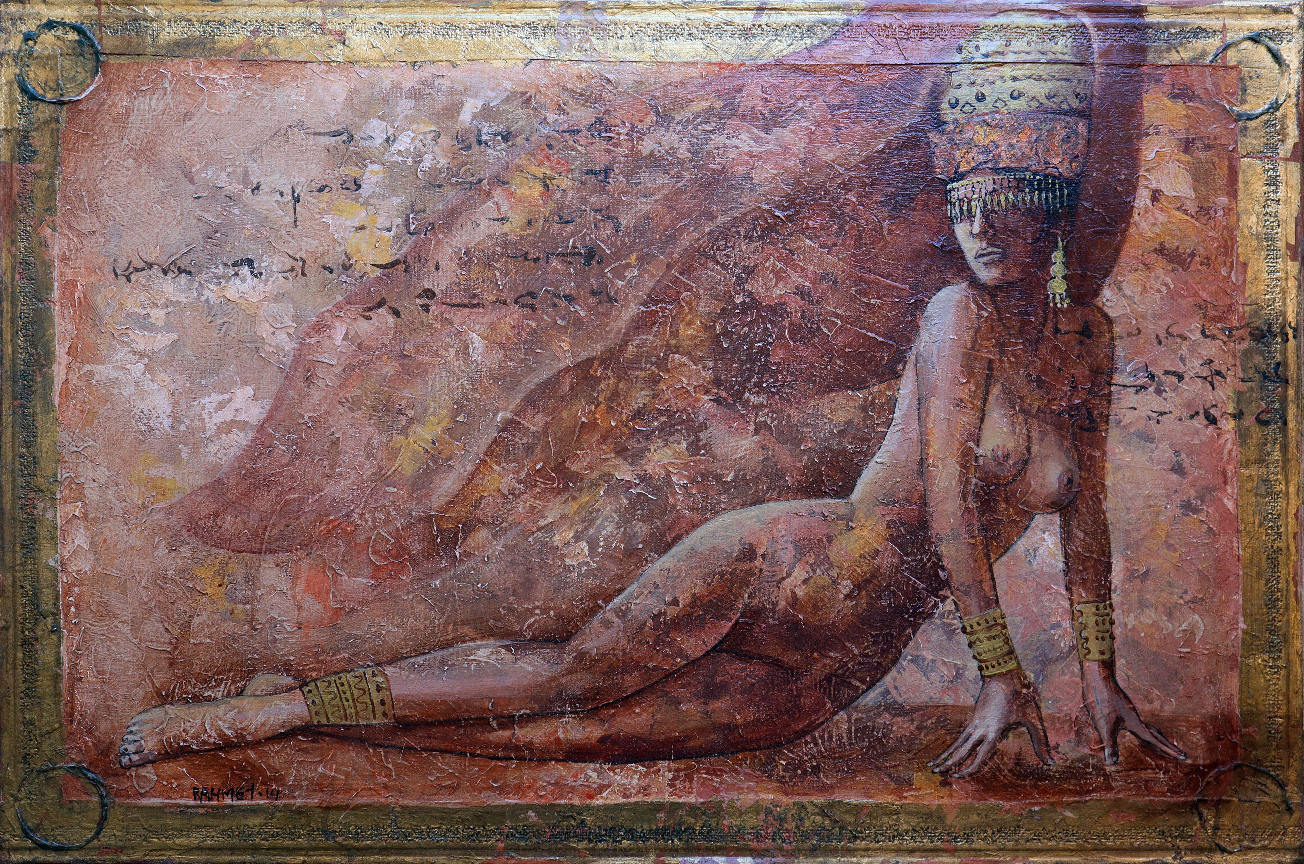 The Silk Road  (from Oriental Nudes Series) canvas, oil, acrylic 60x90