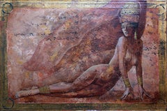 The Silk Road  (from Oriental Nudes Series) canvas, oil, acrylic 60x90