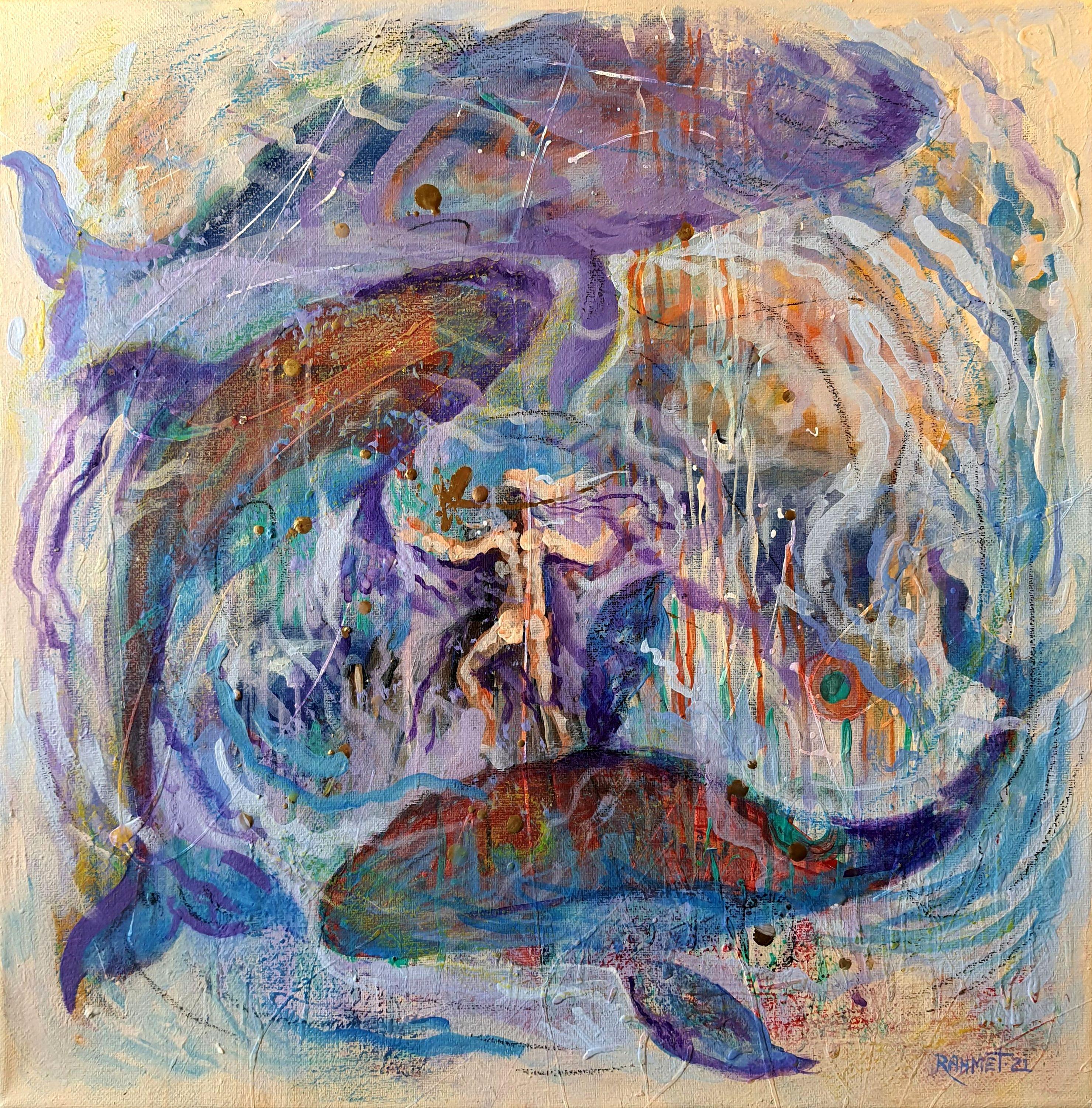 RAKHMET REDZHEPOV (RAMZI) Interior Painting - Three Whales