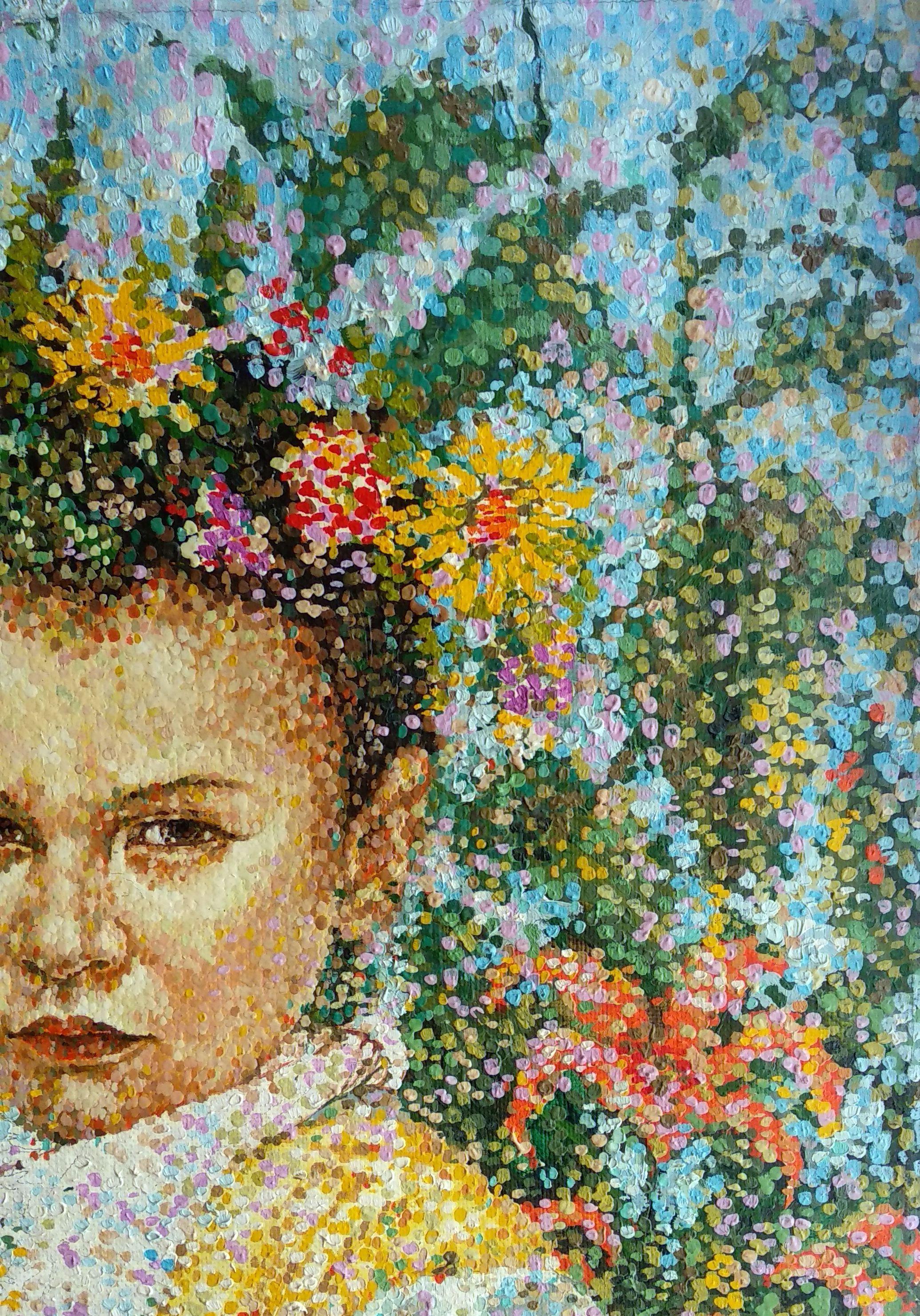 TIMUR. Originalgemälde – Painting von RAKHMET REDZHEPOV (RAMZI)