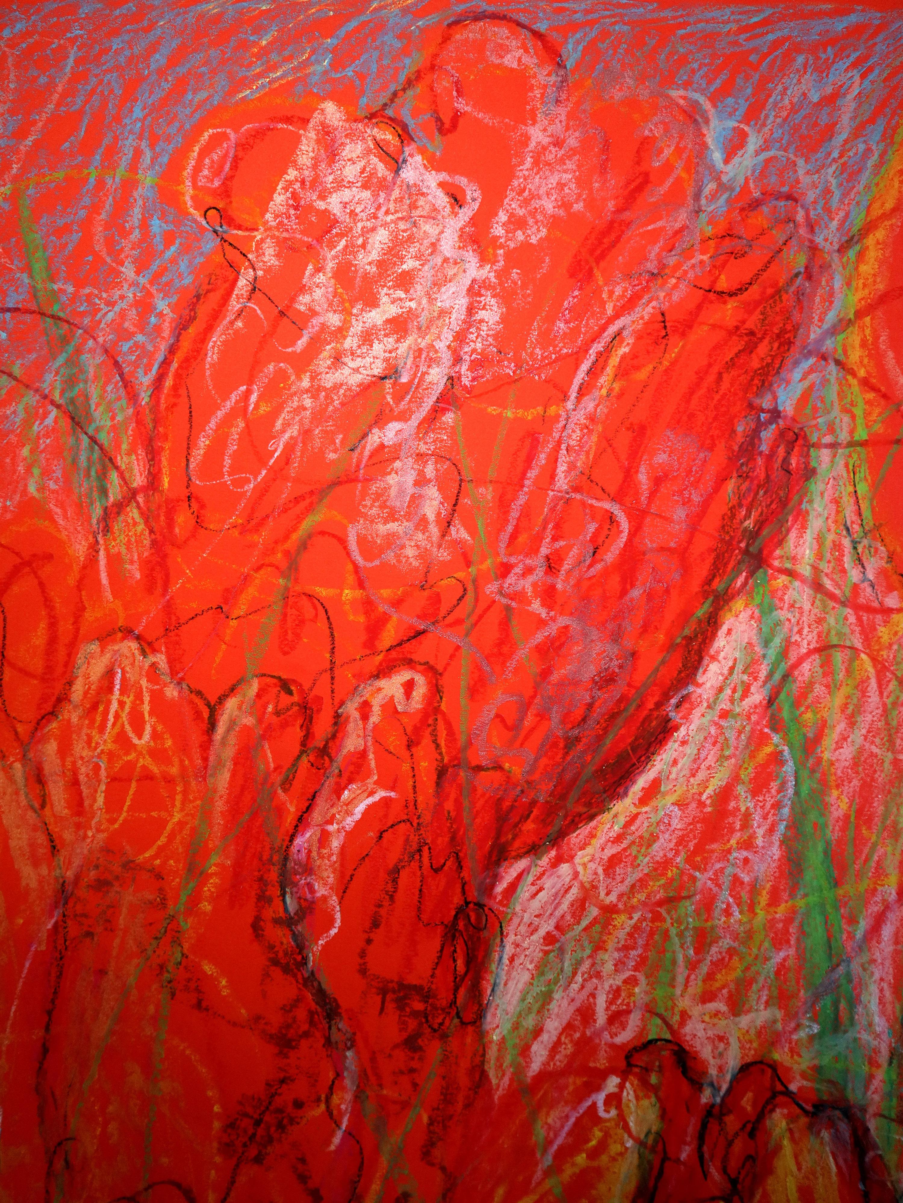 In questa vivida distesa di calore e vitalità, ho dato sfogo alla mia passione con pastelli a olio e matite colorate, abbracciando l'espressionismo, l'impressionismo e la pop art per provocare emozioni. Ogni tratto incarna una danza tra colore e