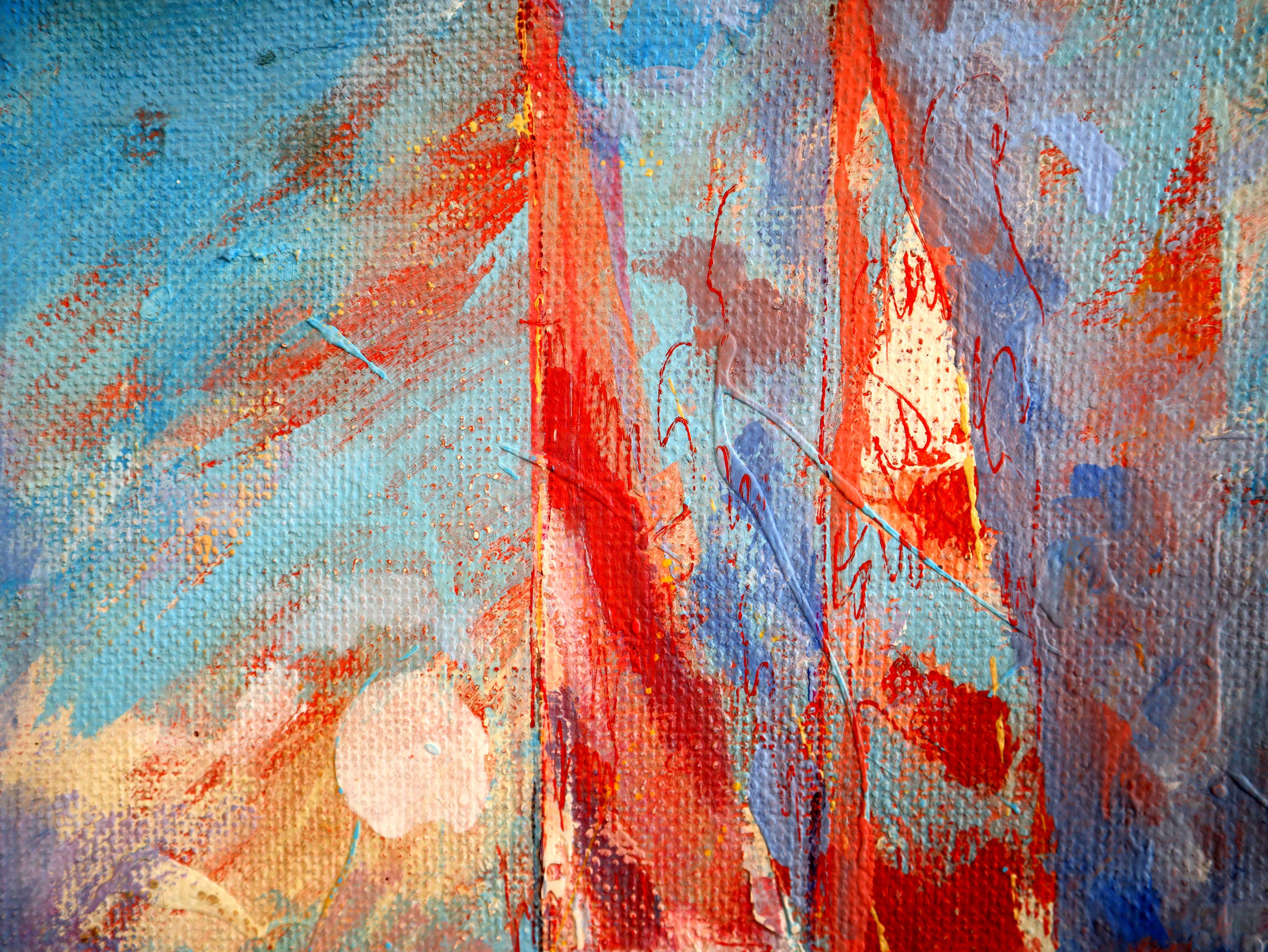In this dance of acrylic and oil, I've harnessed expressionism and impressionism to capture the fleeting essence of tranquility and motion. Through vibrant hues and bold strokes, I've poured my soul into depicting the harmony of sails against the
