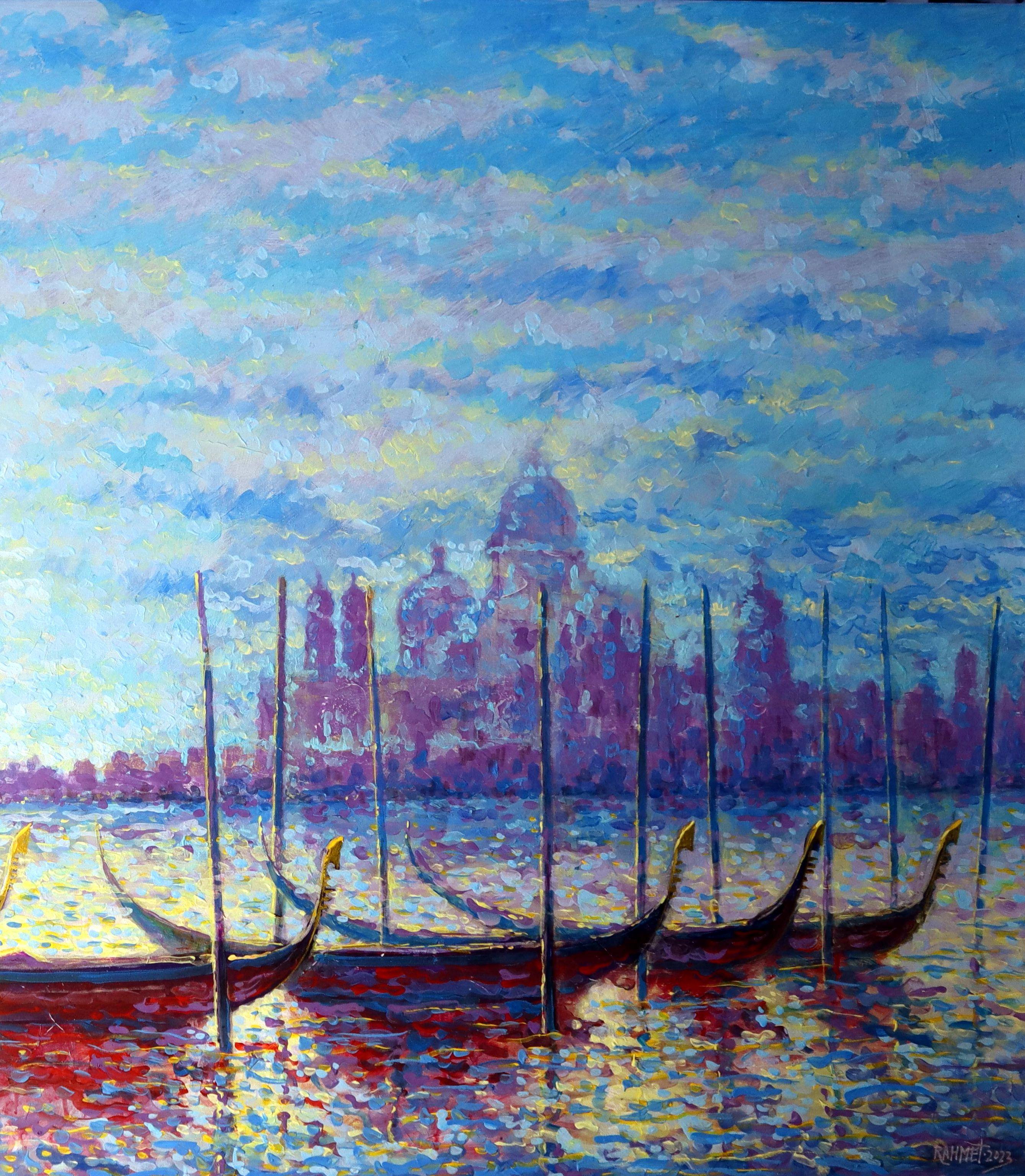 Venetian Serenity - Painting by RAKHMET REDZHEPOV (RAMZI)