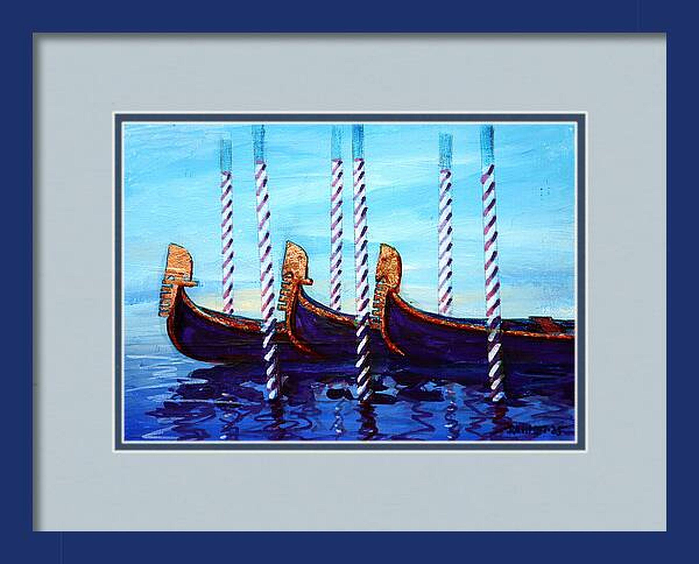 Venezianische Gondolas 3 im Angebot 1