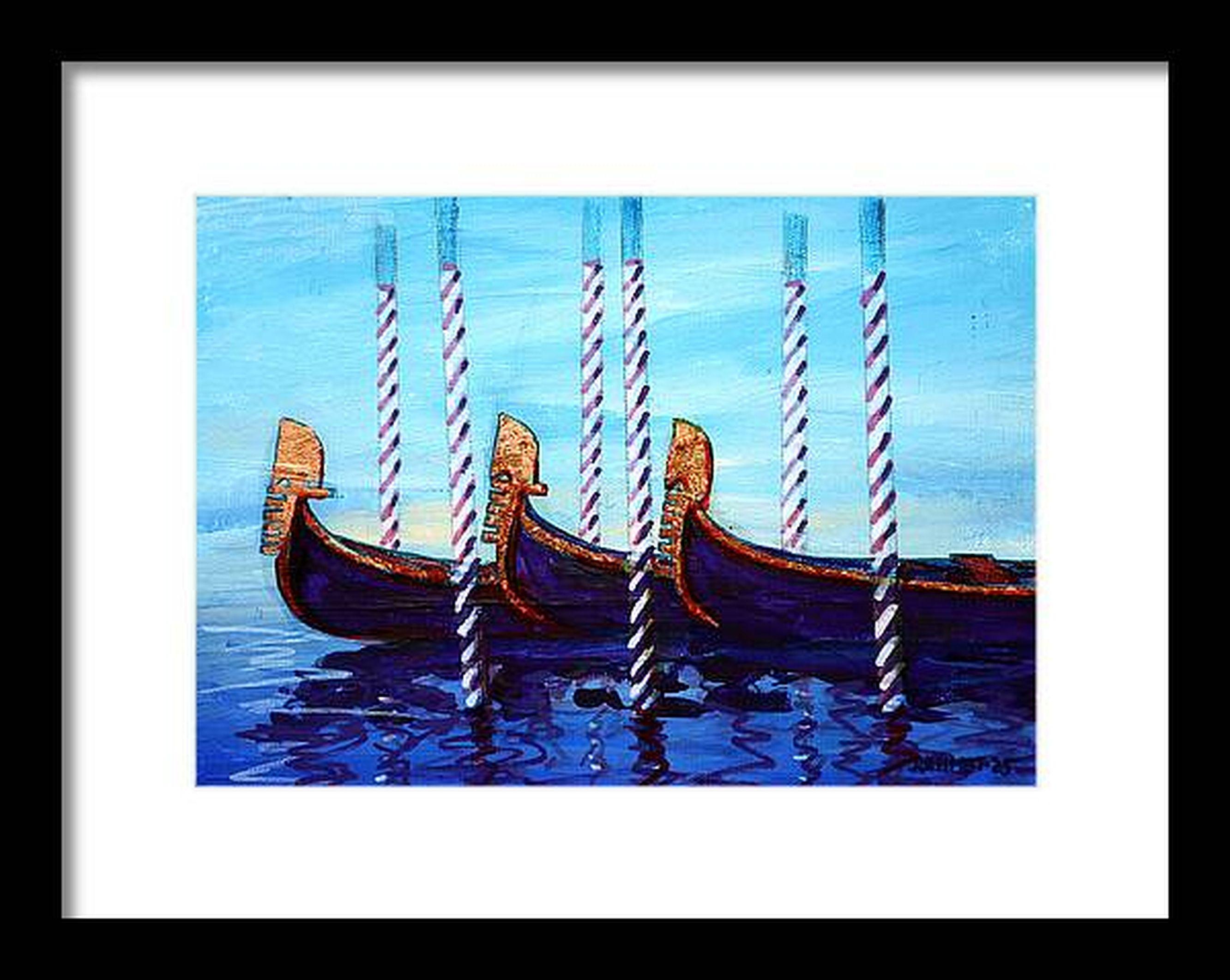 Venezianische Gondolas 3 im Angebot 3