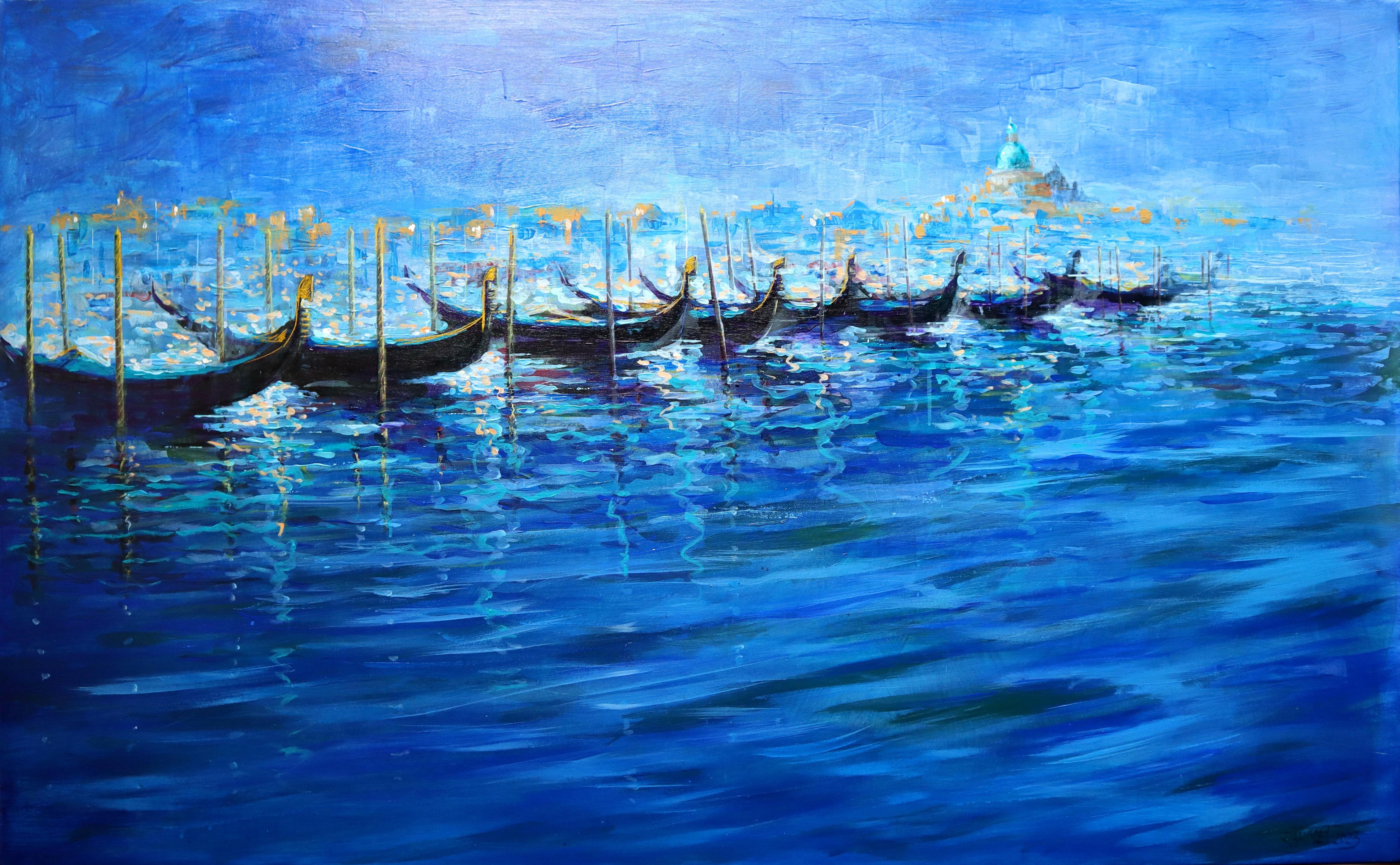 RAKHMET REDZHEPOV (RAMZI) Interior Painting – Venedig Blau