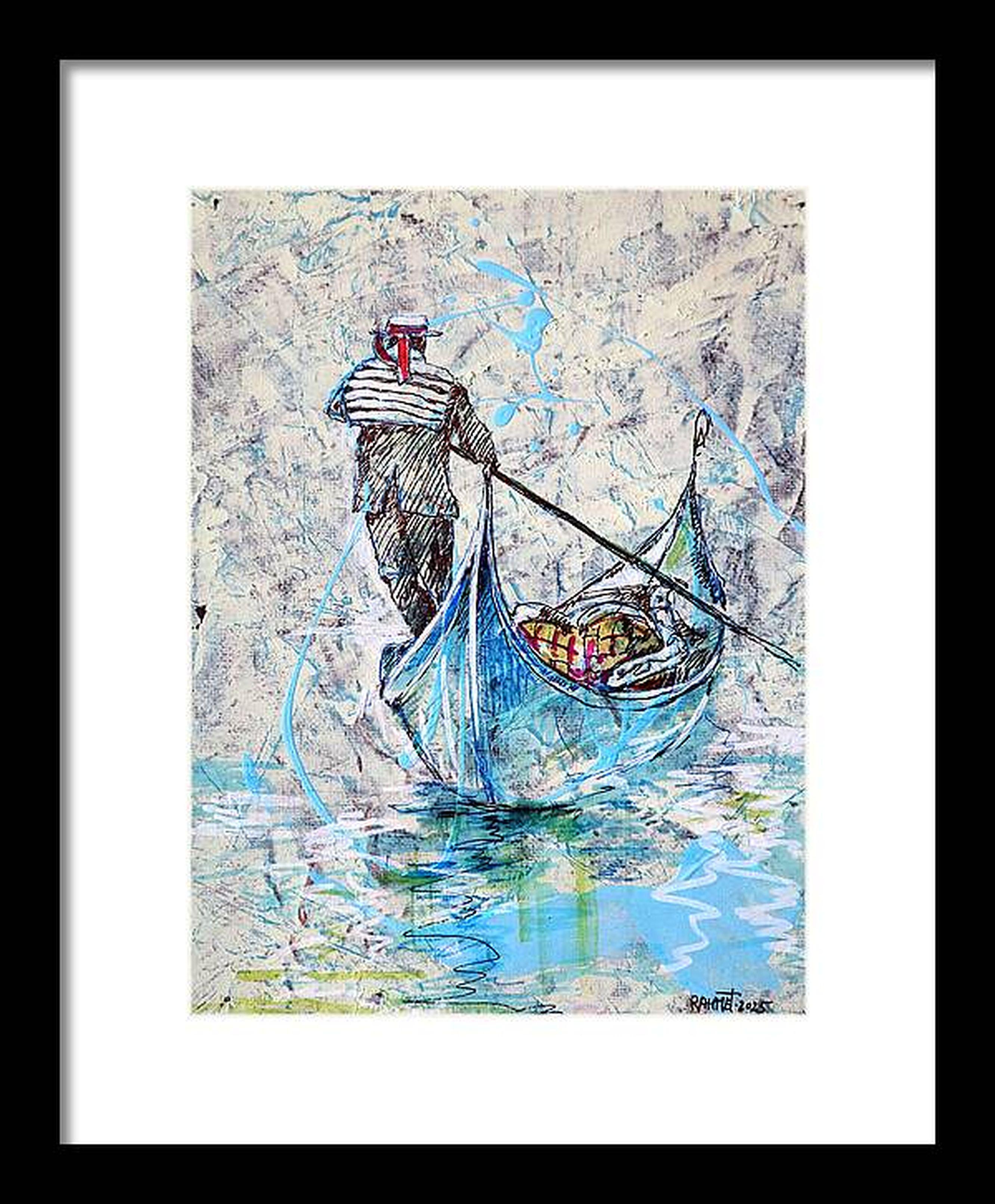 Venedig, Gondolier 2 im Angebot 7