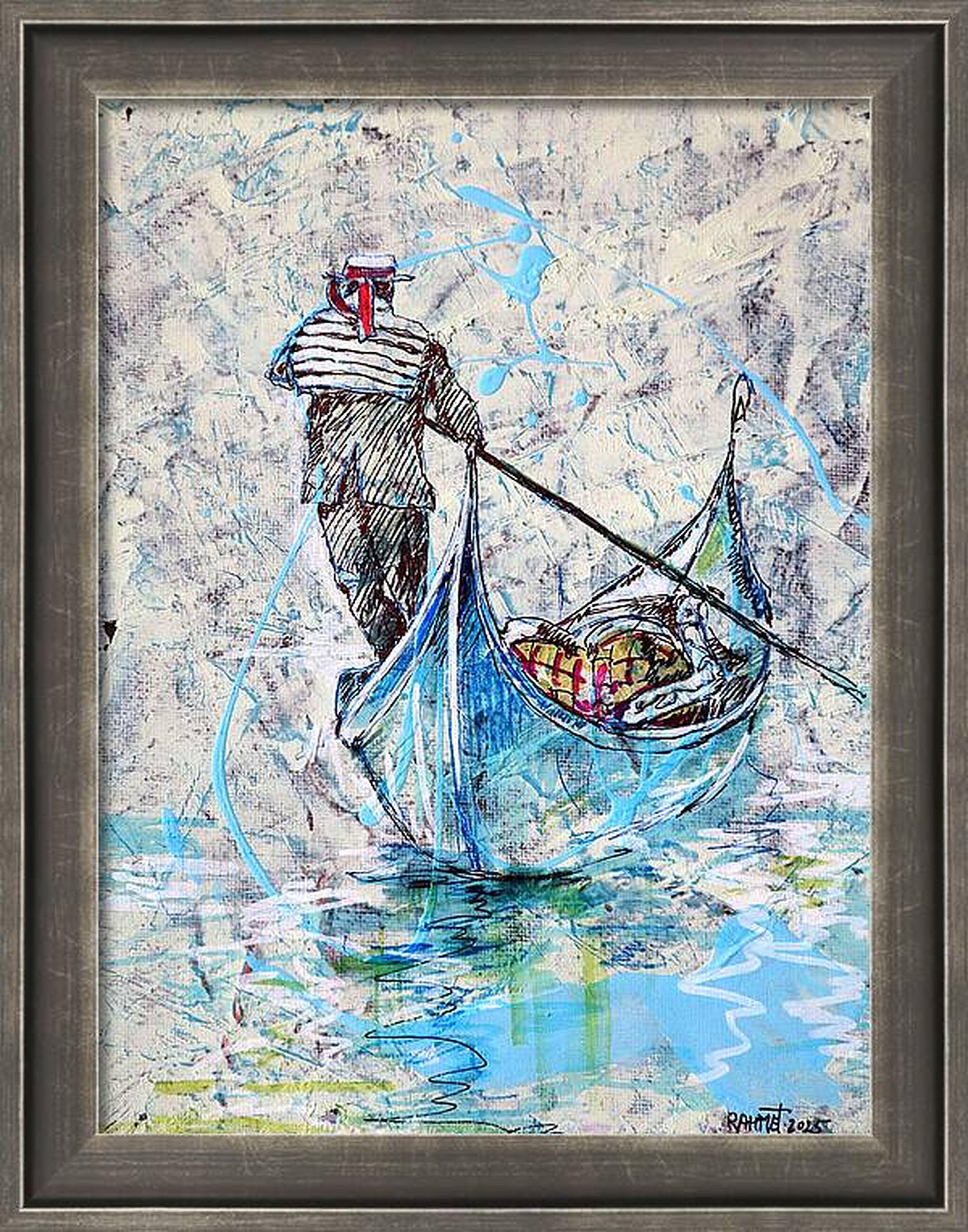Venedig, Gondolier 2 im Angebot 2