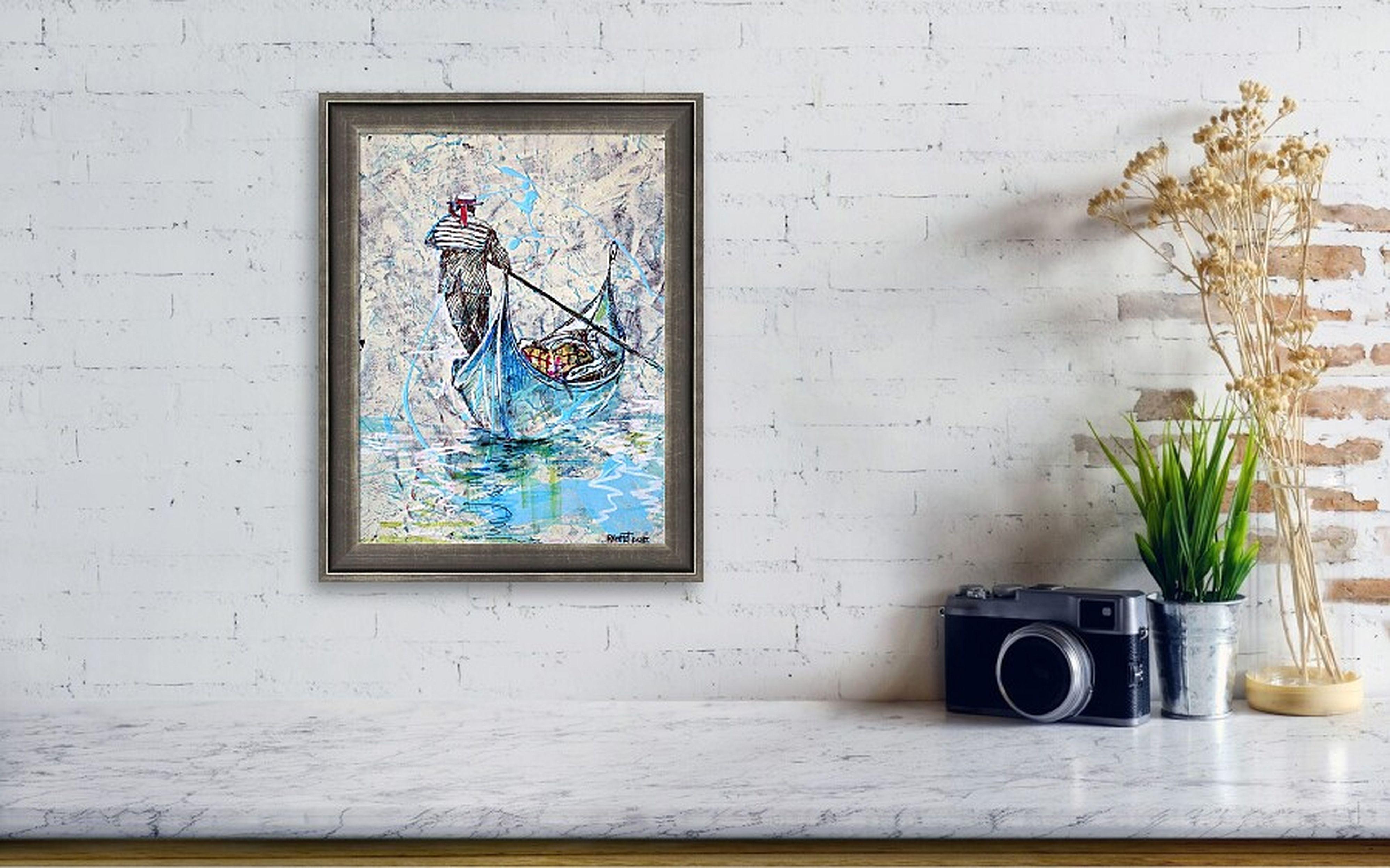 Venedig, Gondolier 2 im Angebot 3