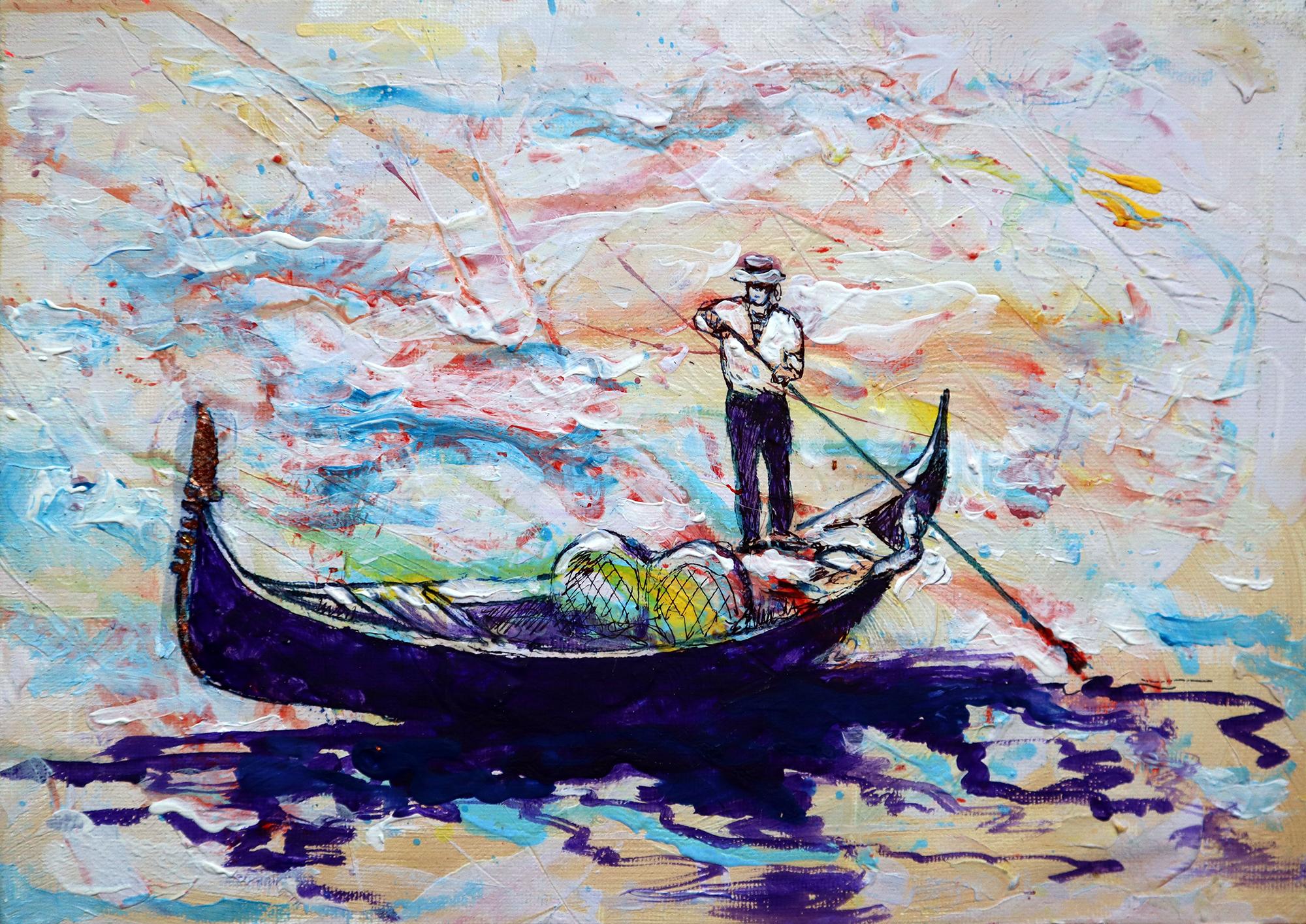 Venedig, Gondolier 4 im Angebot 1