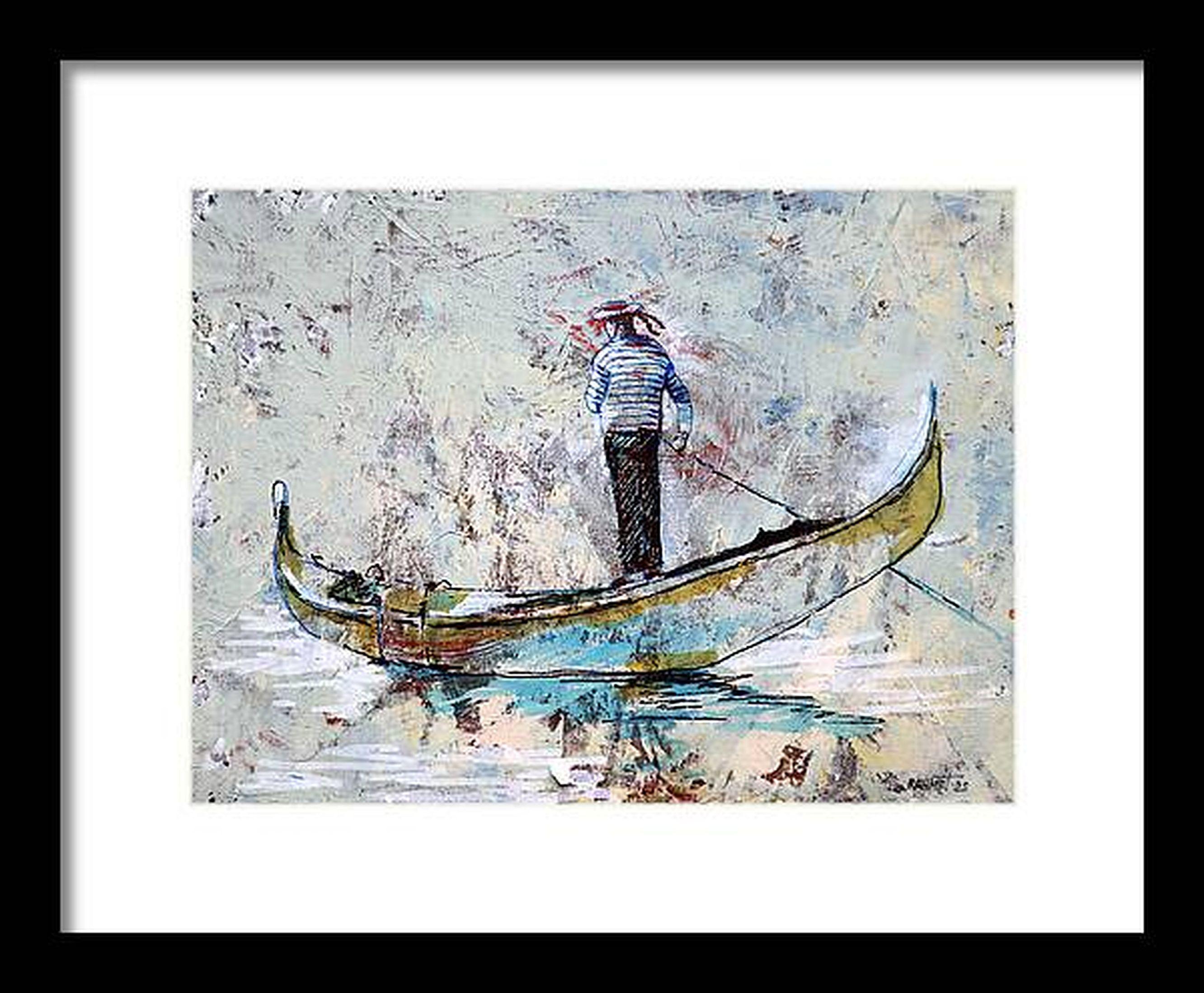 Venedig, Gondoliere im Angebot 2