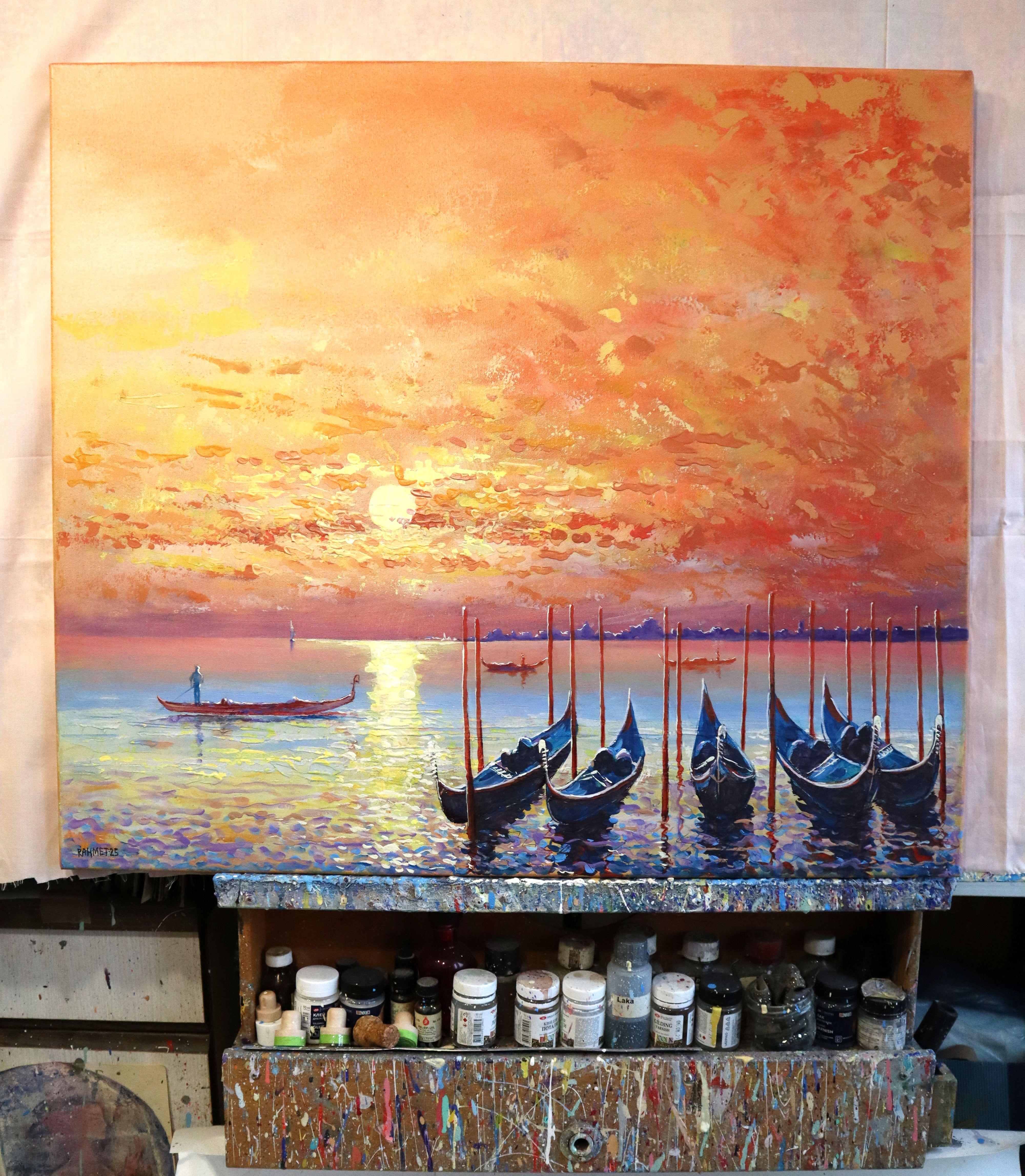 Venice ist wunderschön – Painting von RAKHMET REDZHEPOV (RAMZI)