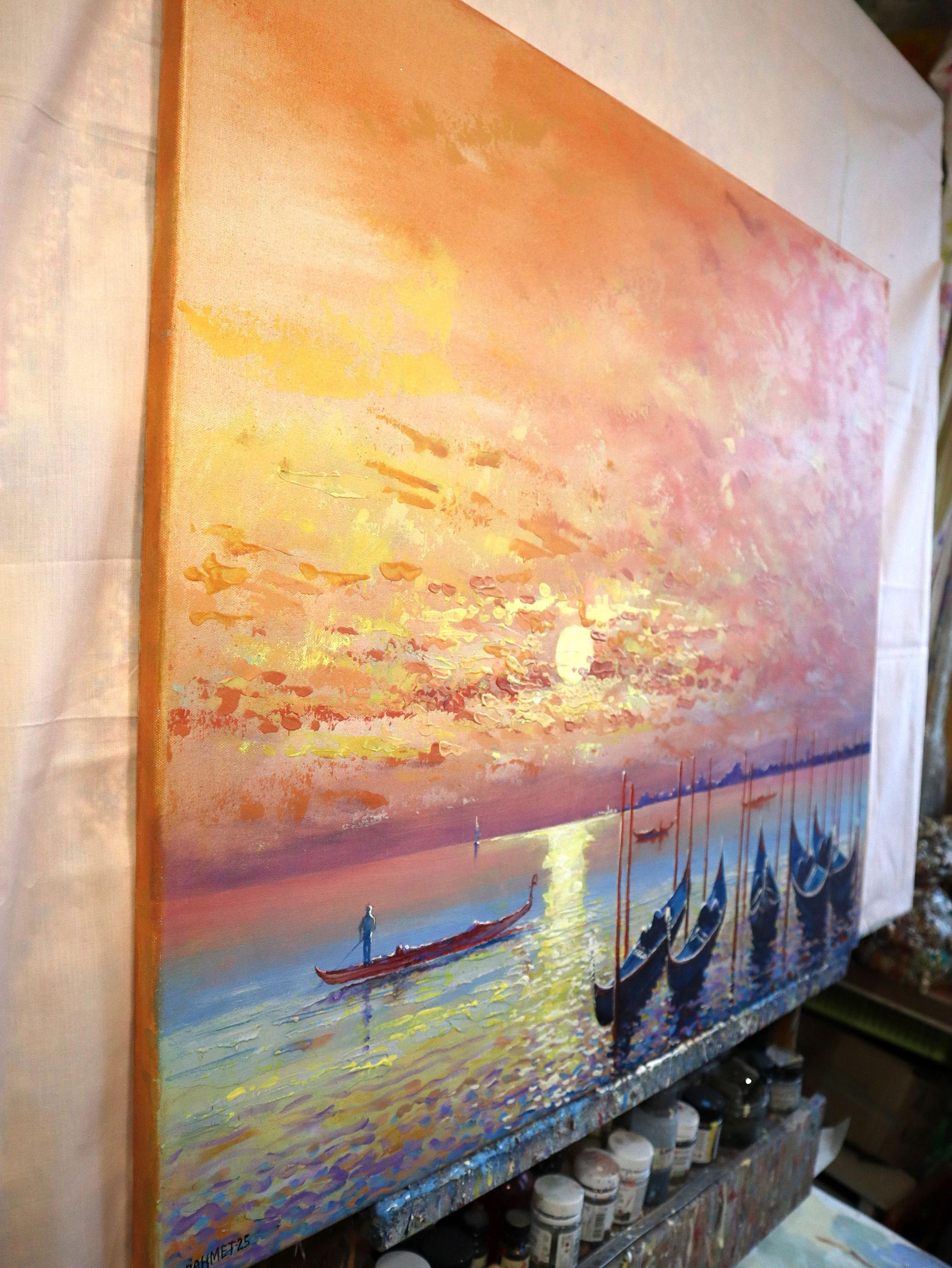 Venice ist wunderschön (Expressionismus), Painting, von RAKHMET REDZHEPOV (RAMZI)