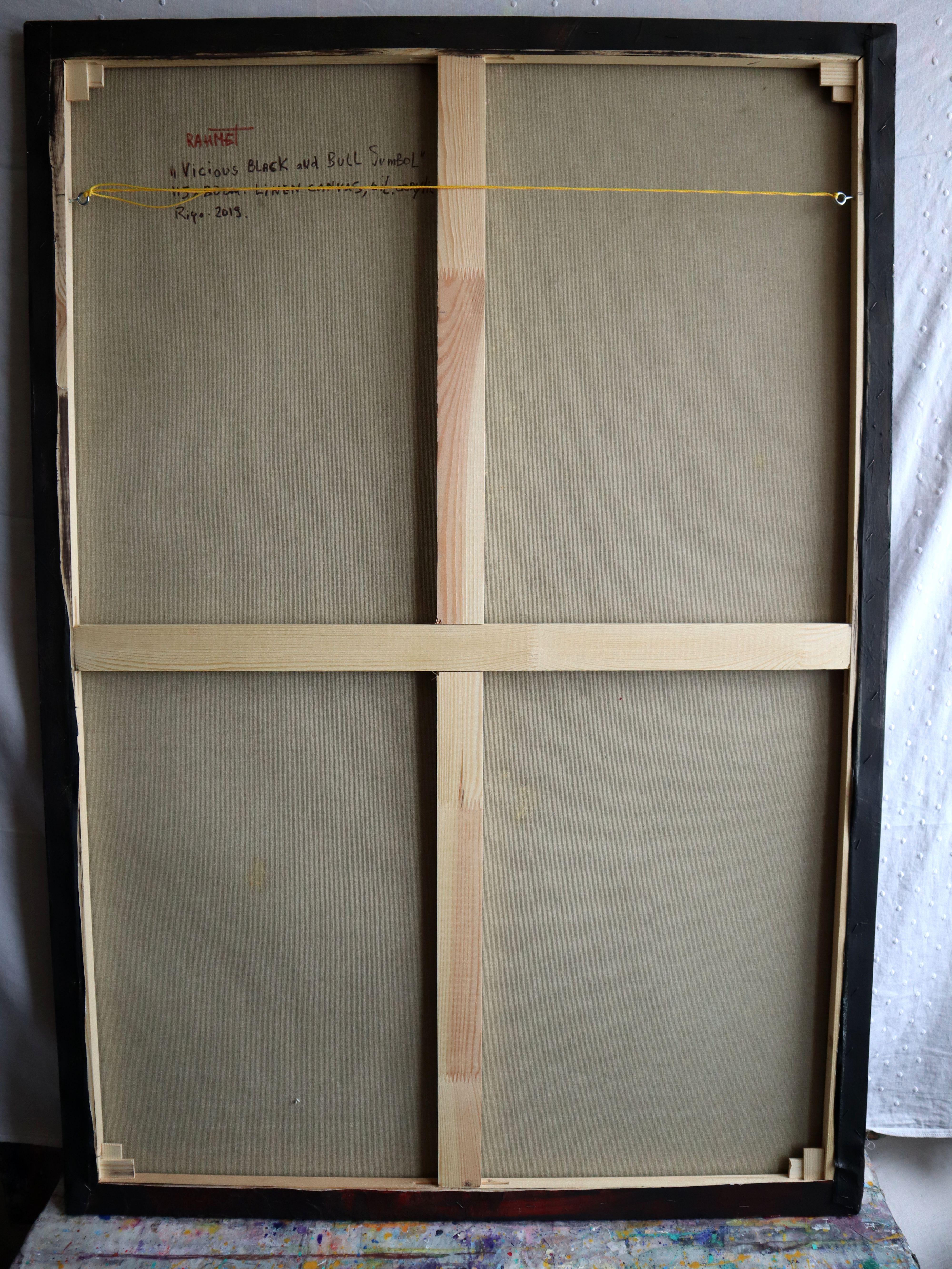 Symbole du taureau noir vicieux en vente 6