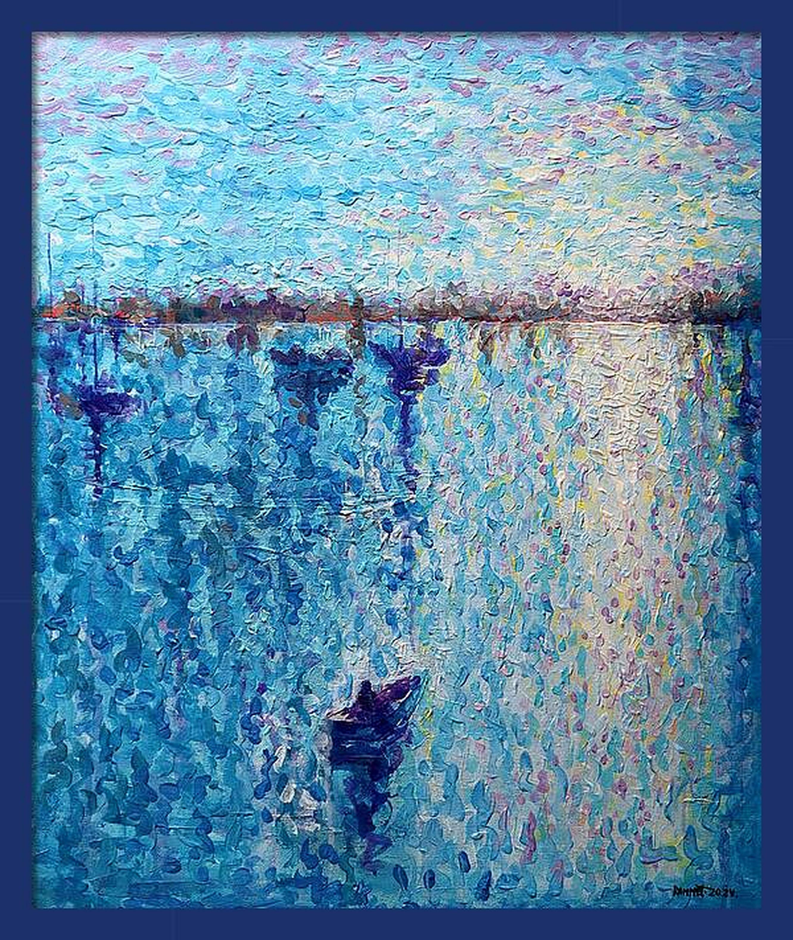 Vista sulla baia  dipinto originale in vendita 6