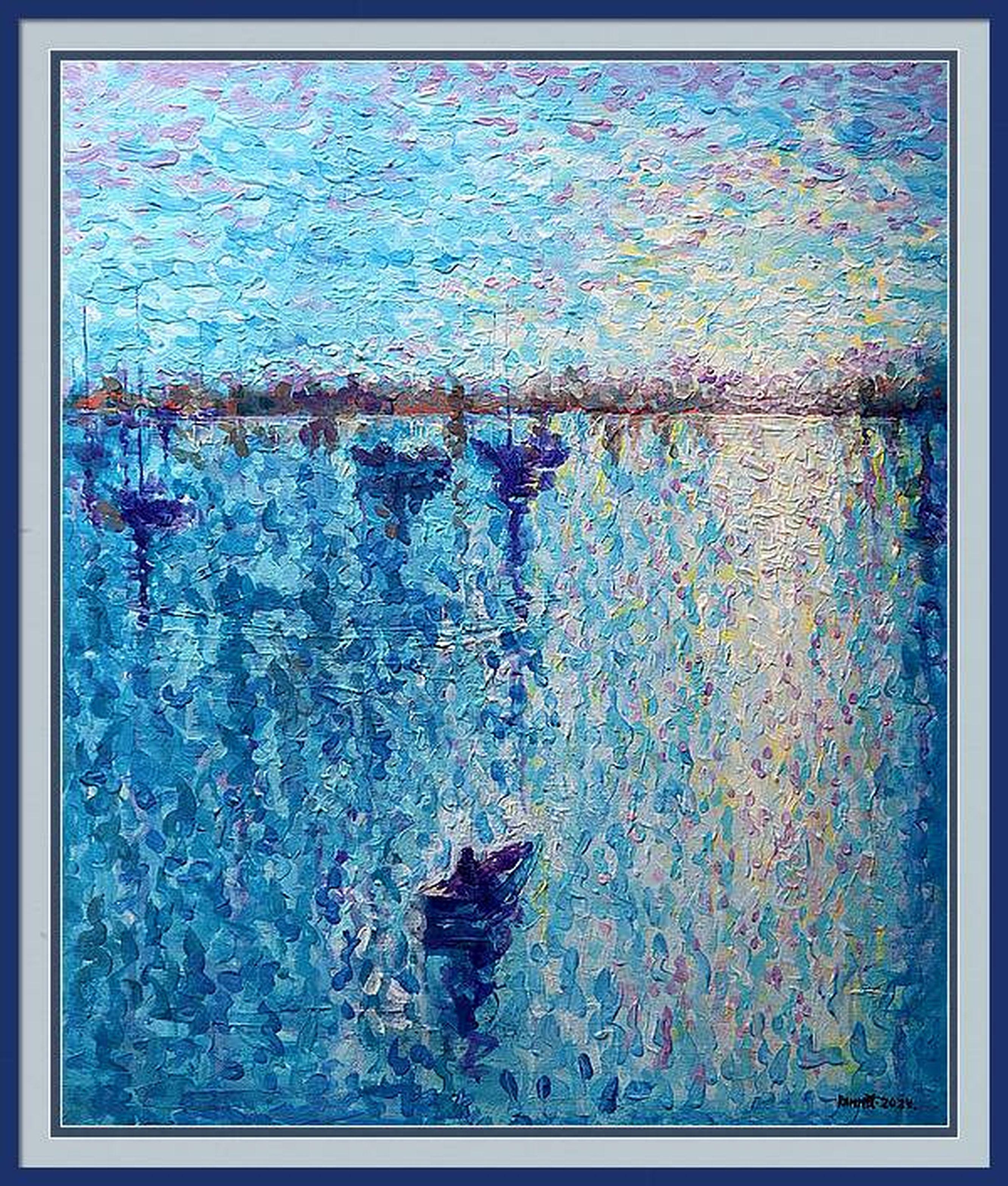 Vista sulla baia  dipinto originale in vendita 8