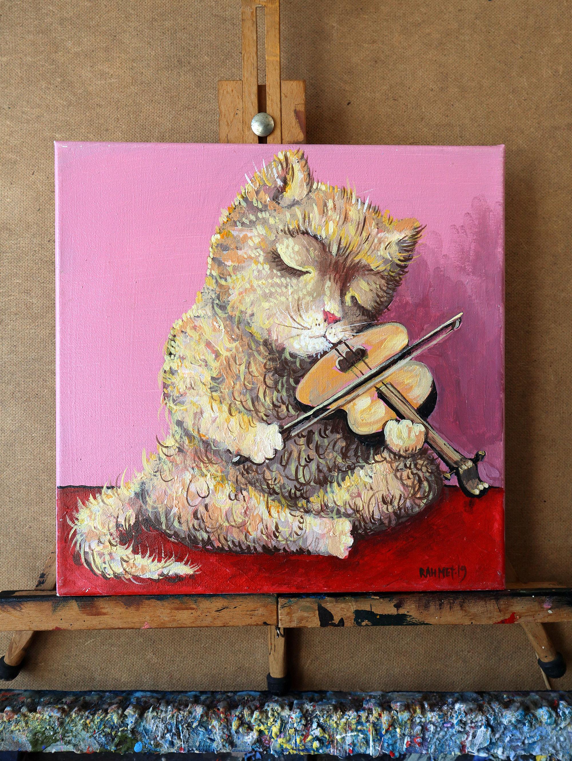 VIOLINISTA - Painting di RAKHMET REDZHEPOV (RAMZI)