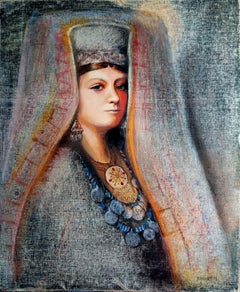 Vergine. dipinto originale