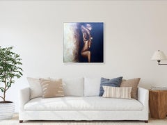 Voice of Eternity (Oriental Nudes Series) canvas, oil, acrylic, 70x70cm