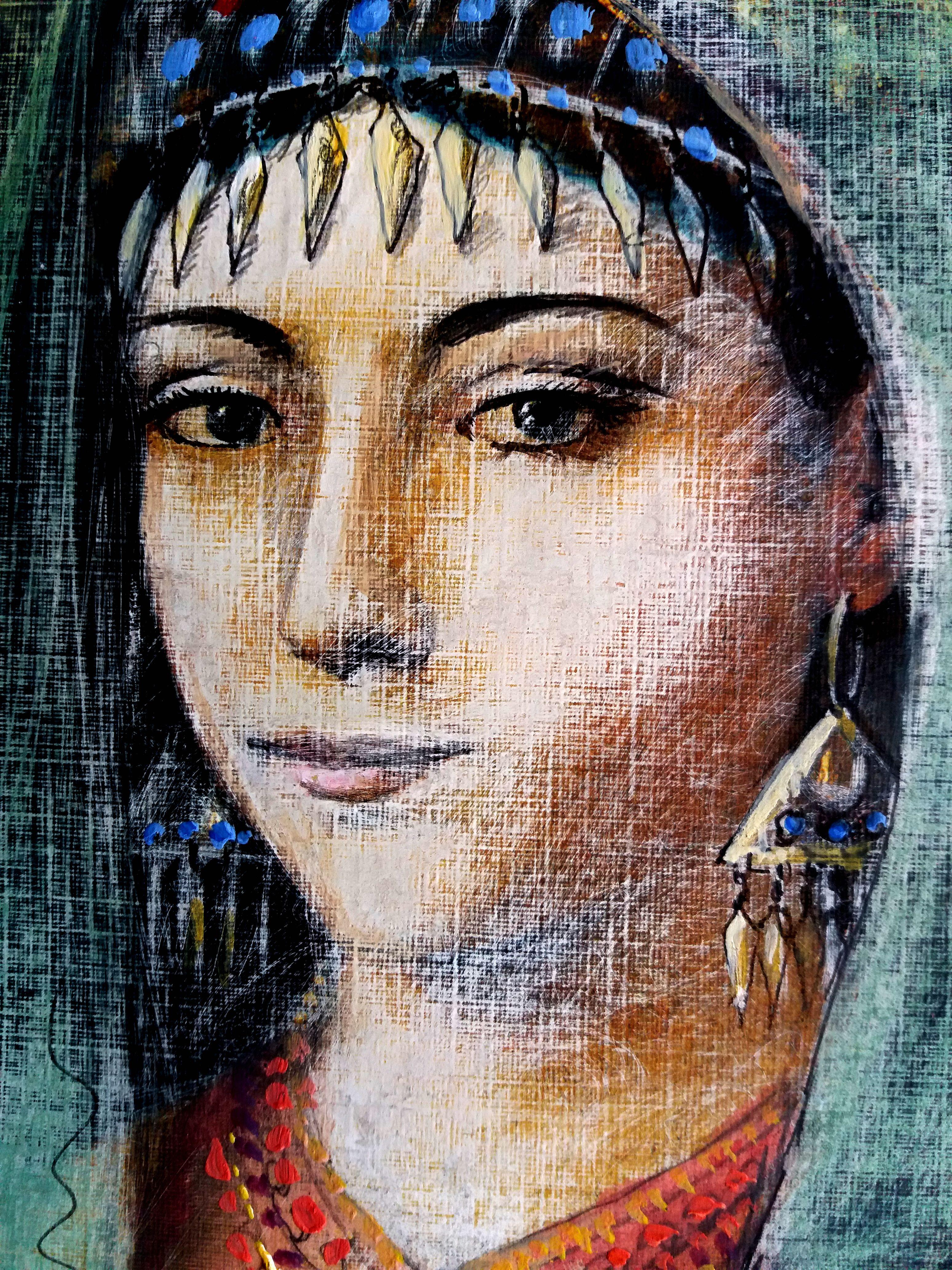 Vulpecula Originalgemälde – Painting von RAKHMET REDZHEPOV (RAMZI)