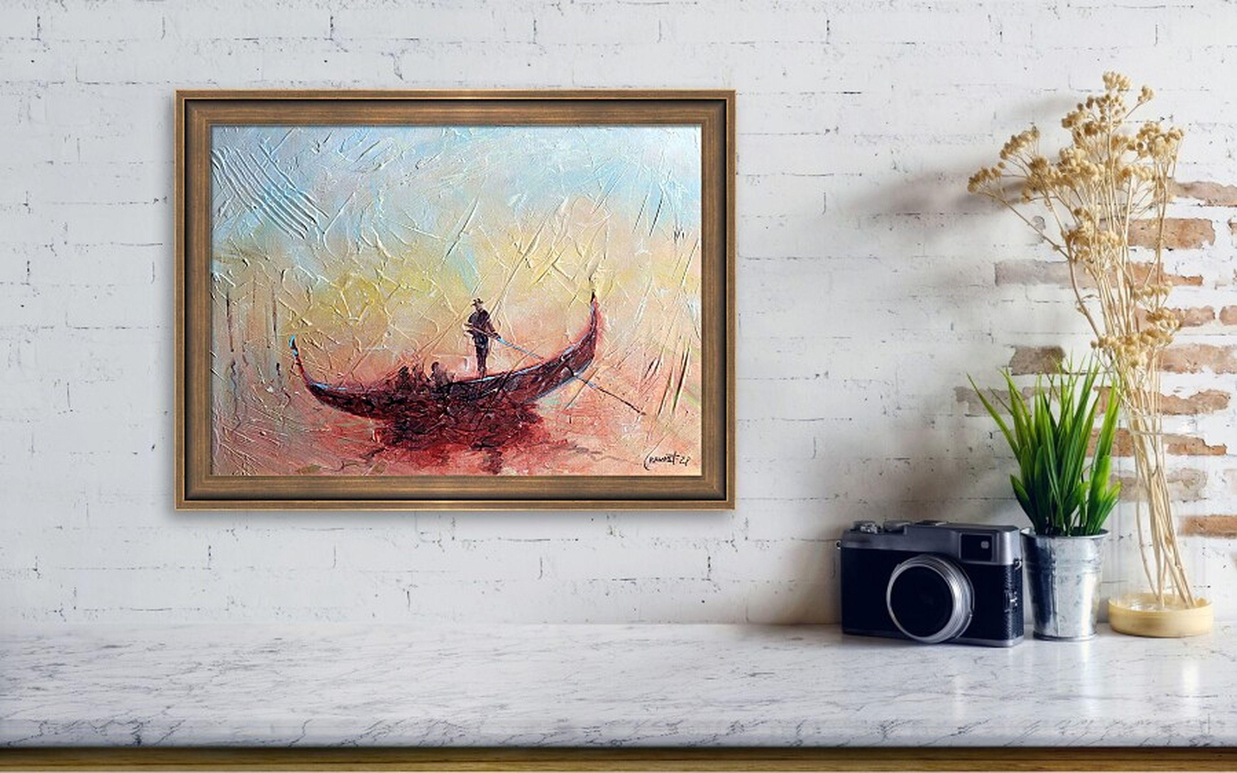 Sunset chaud de Venise en vente 5
