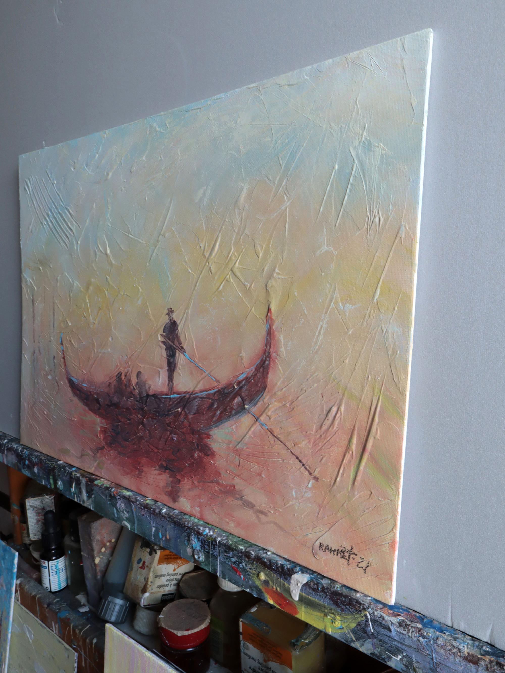 Sunset chaud de Venise en vente 1
