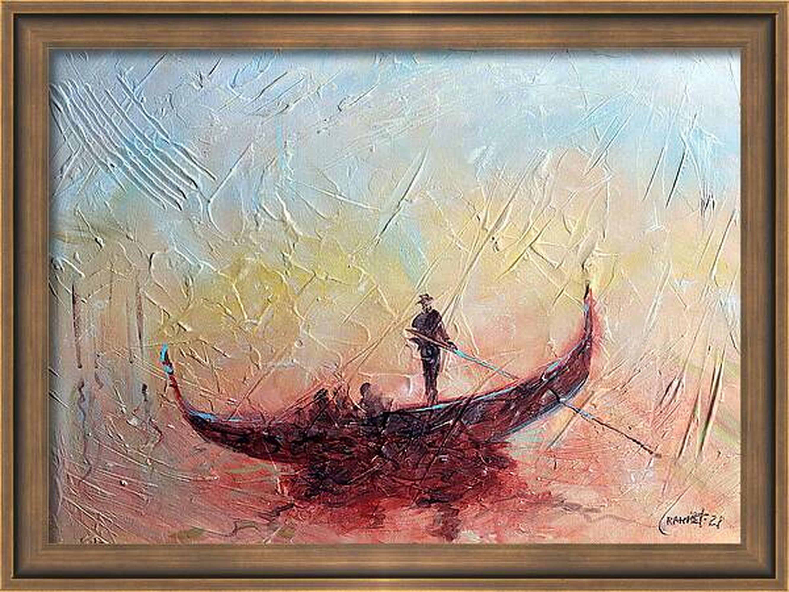 Sunset chaud de Venise en vente 4